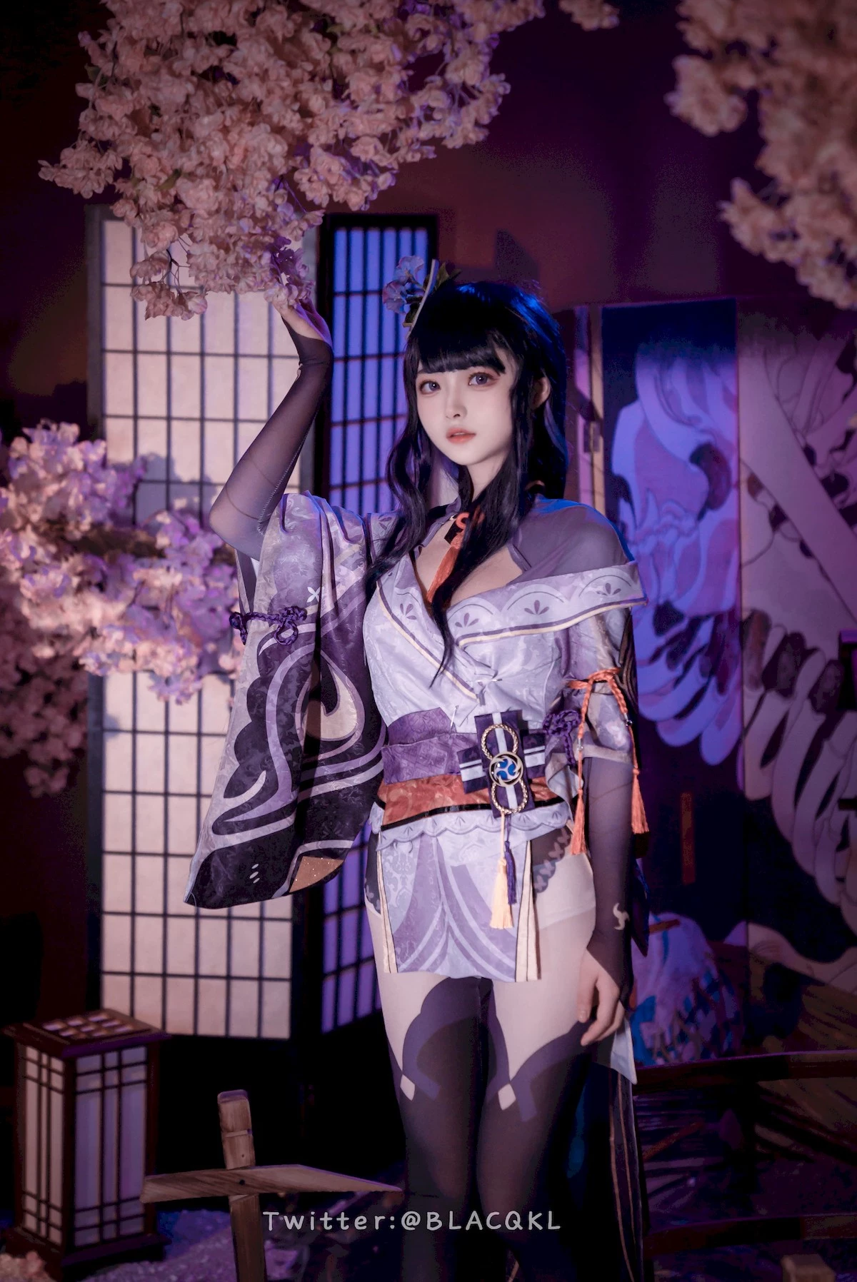 Cosplay 白莉愛吃巧克力 雷電將軍