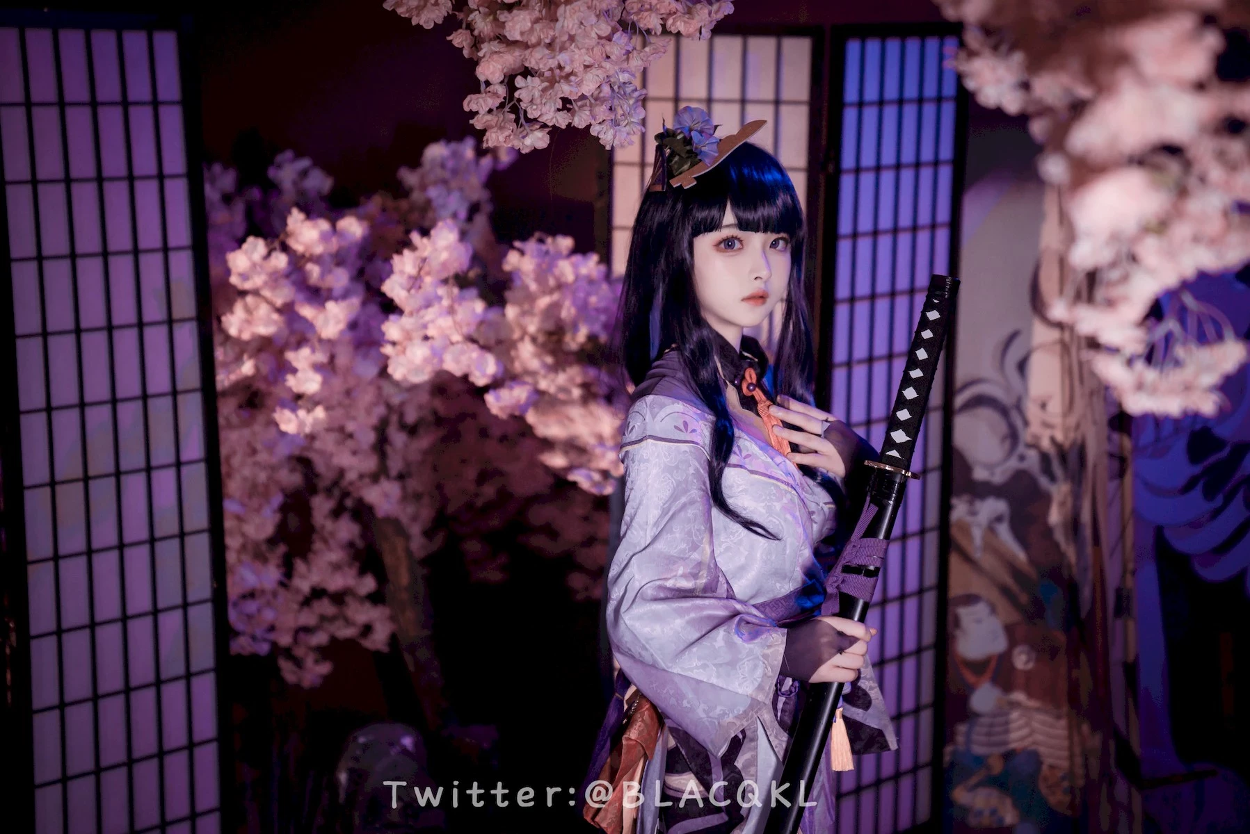 Cosplay 白莉愛吃巧克力 雷電將軍