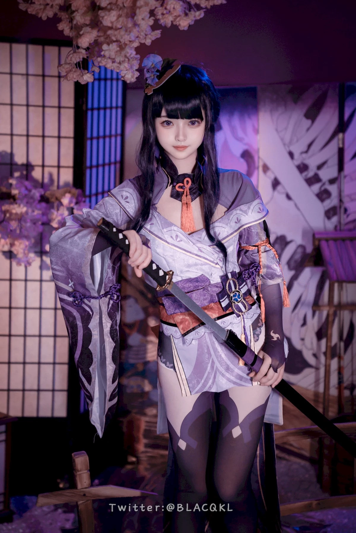 Cosplay 白莉愛吃巧克力 雷電將軍