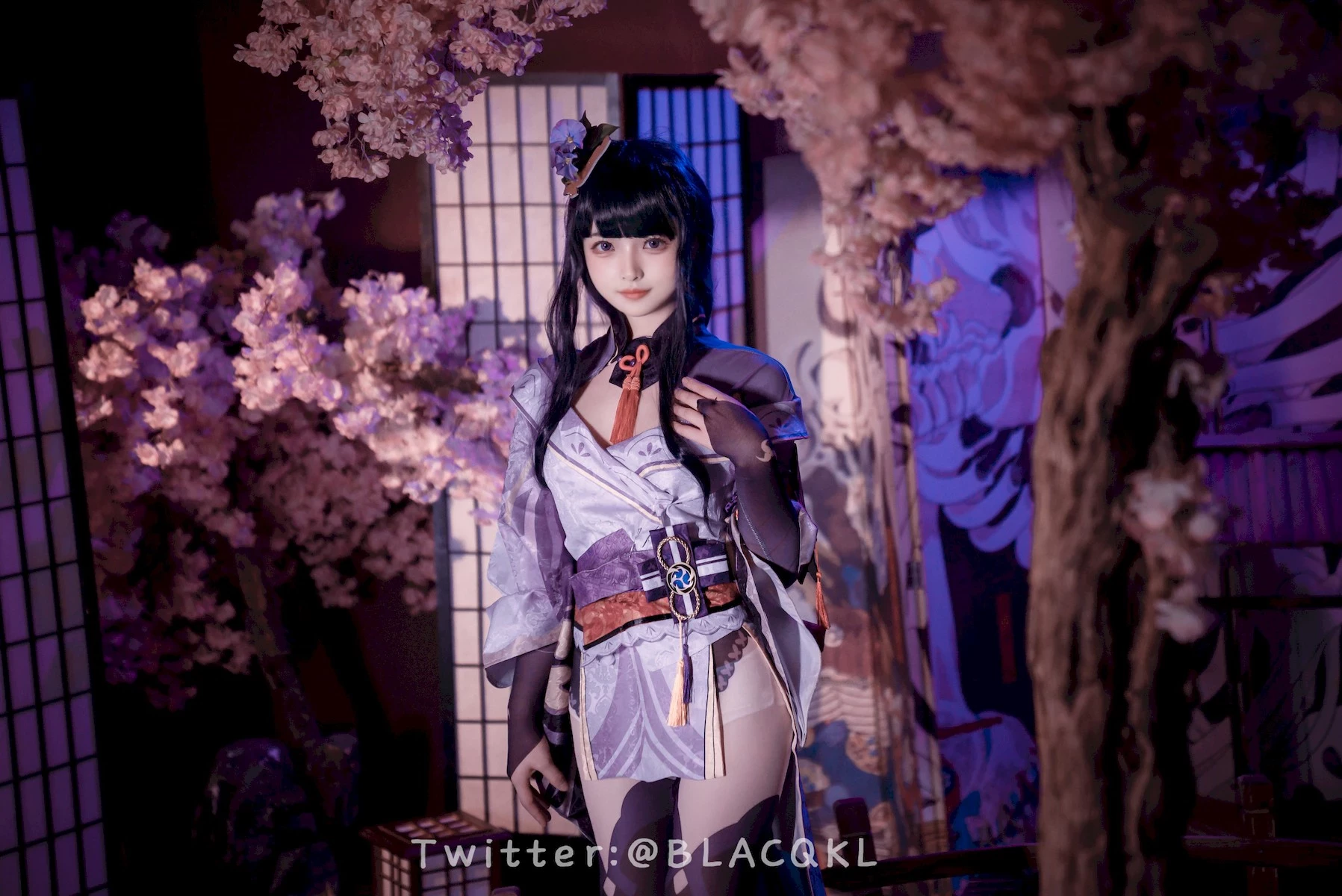 Cosplay 白莉愛吃巧克力 雷電將軍