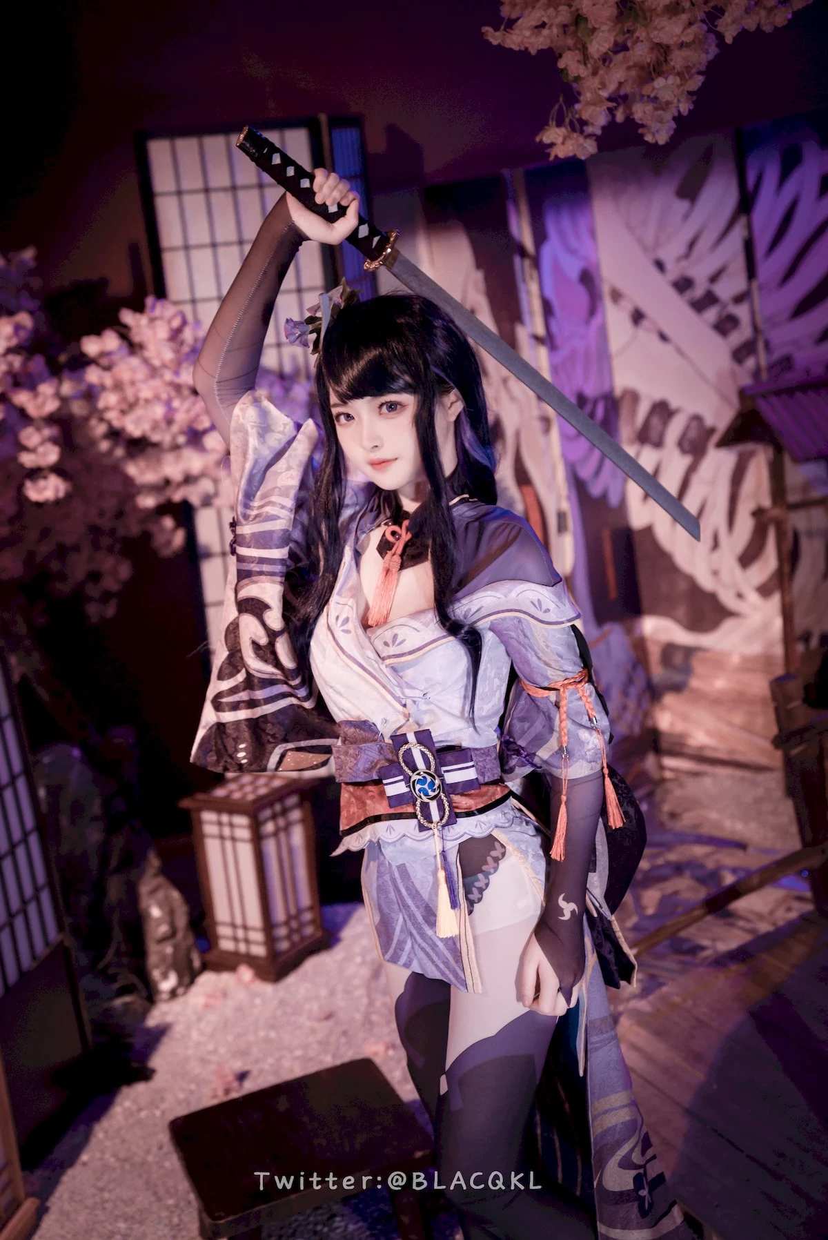 Cosplay 白莉愛吃巧克力 雷電將軍