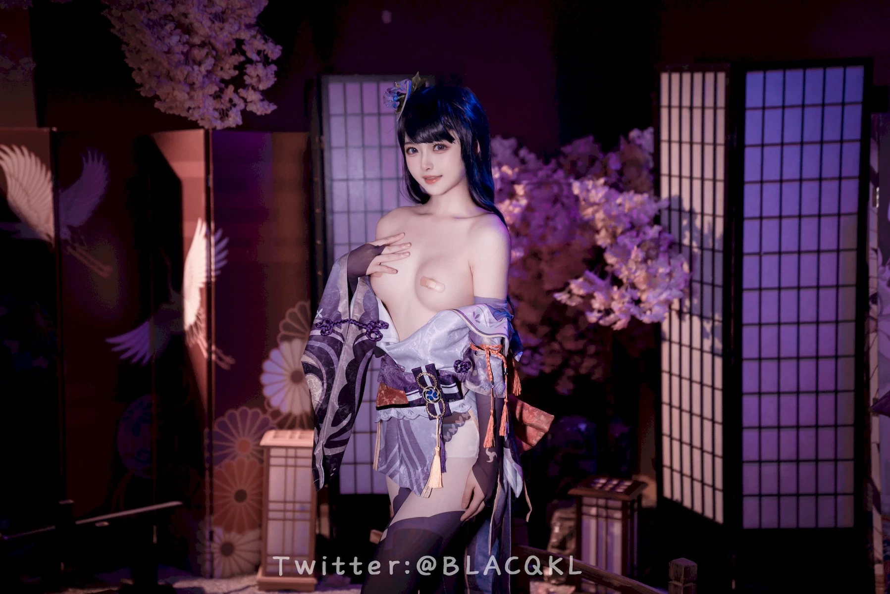 Cosplay 白莉愛吃巧克力 雷電將軍