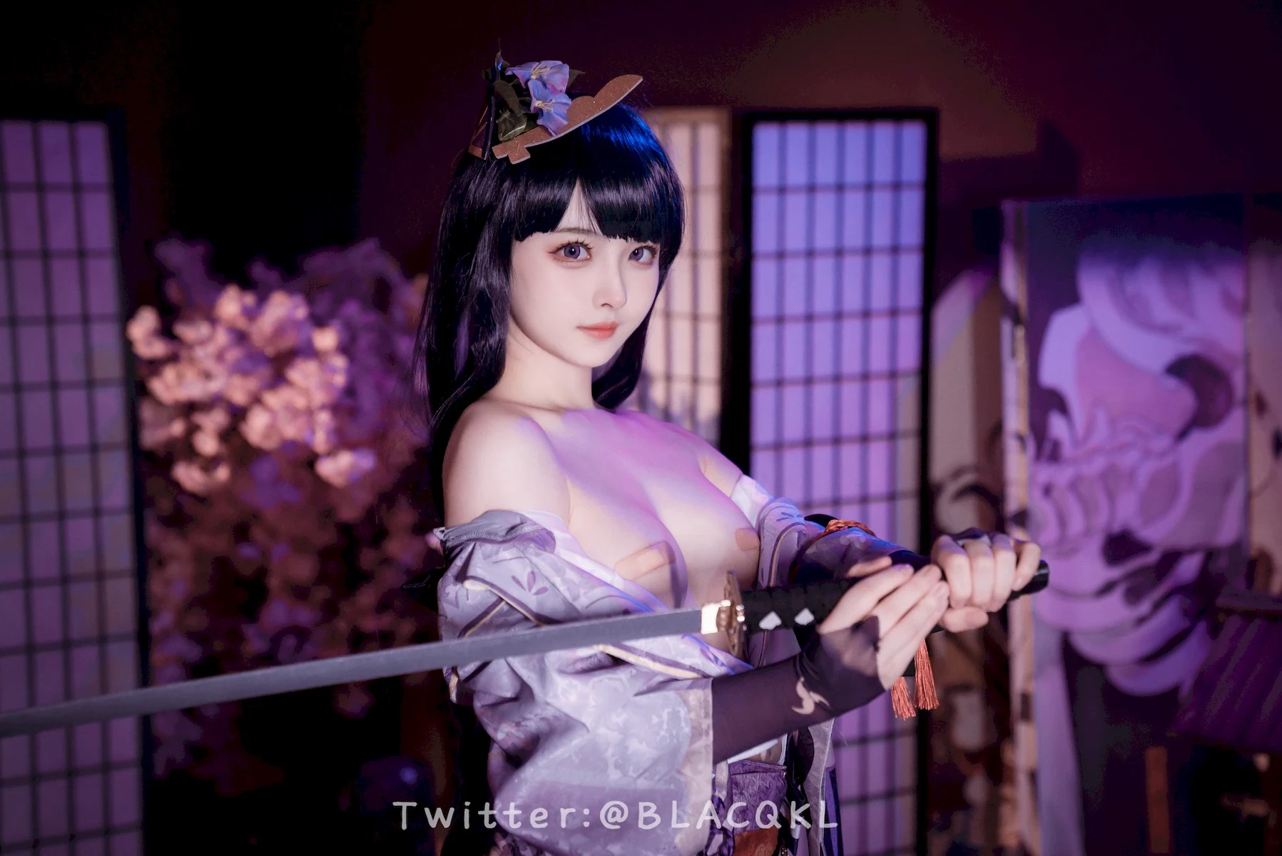 Cosplay 白莉愛吃巧克力 雷電將軍