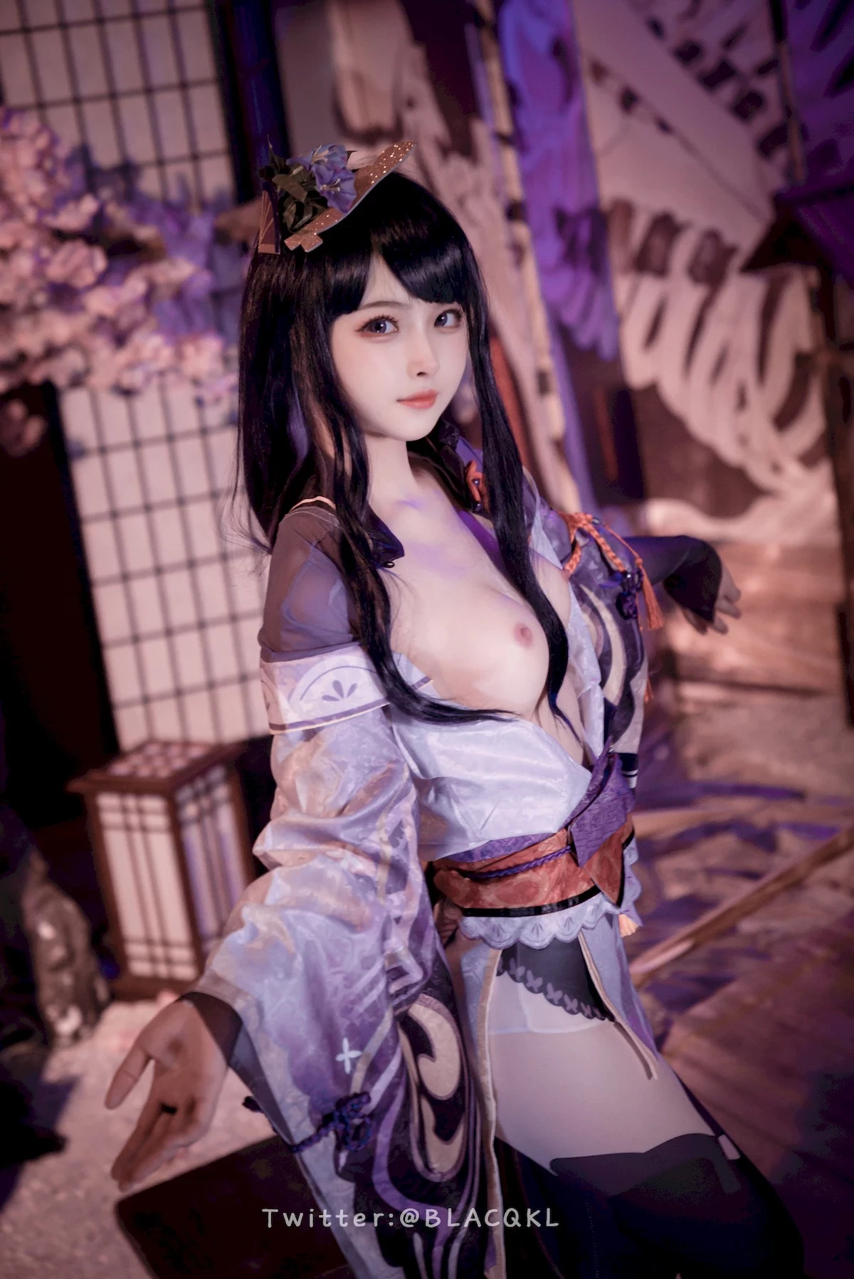 Cosplay 白莉愛吃巧克力 雷電將軍