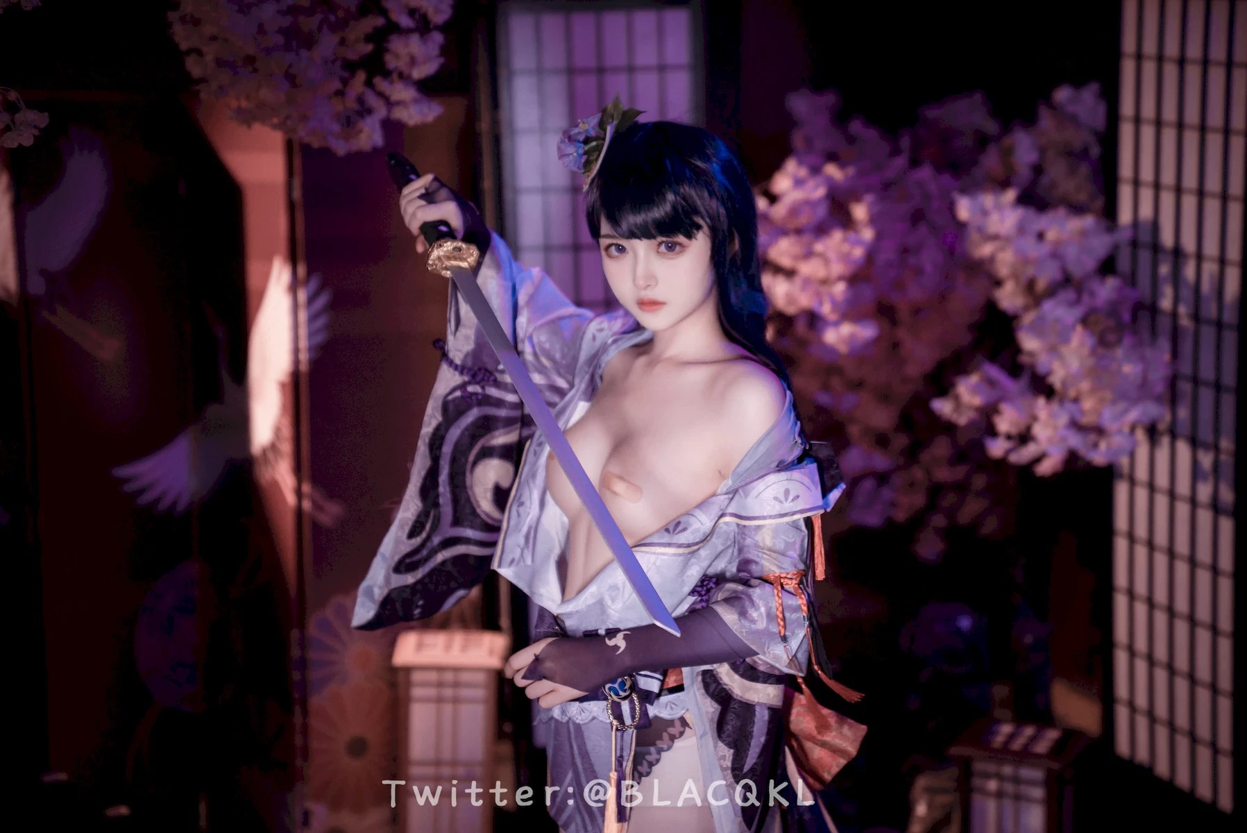 Cosplay 白莉愛吃巧克力 雷電將軍