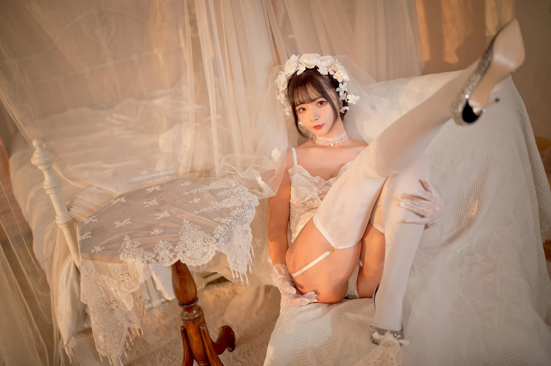 Cosplay Yuuhui玉匯 純白花嫁