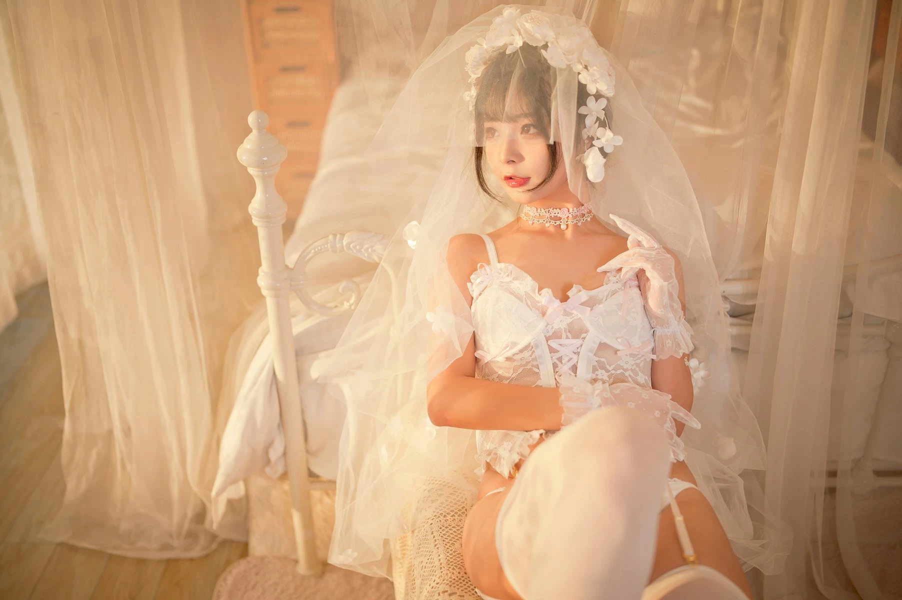 Cosplay Yuuhui玉匯 純白花嫁