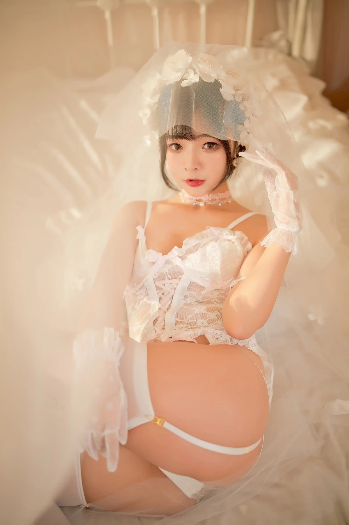 Cosplay Yuuhui玉匯 純白花嫁