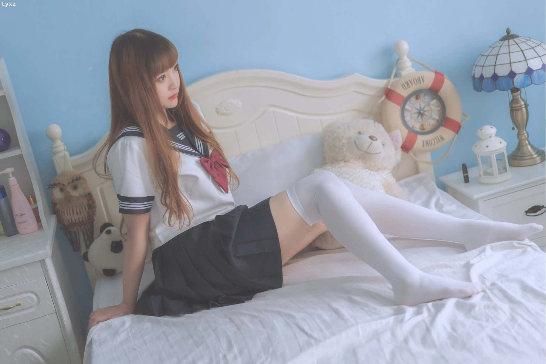 Cosplay 一隻雲燒 JK少女