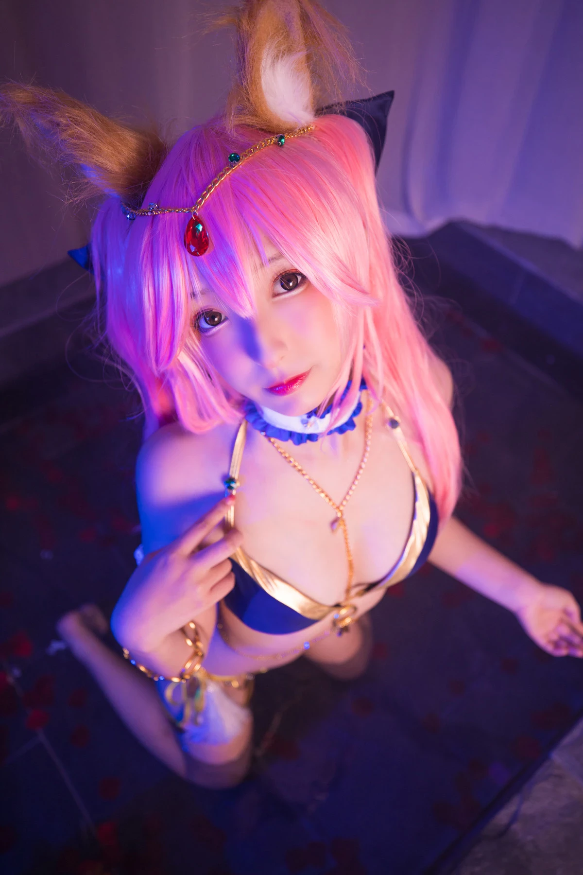 Cosplay 神楽坂真冬 玉藻前舞娘 Mysterious Love