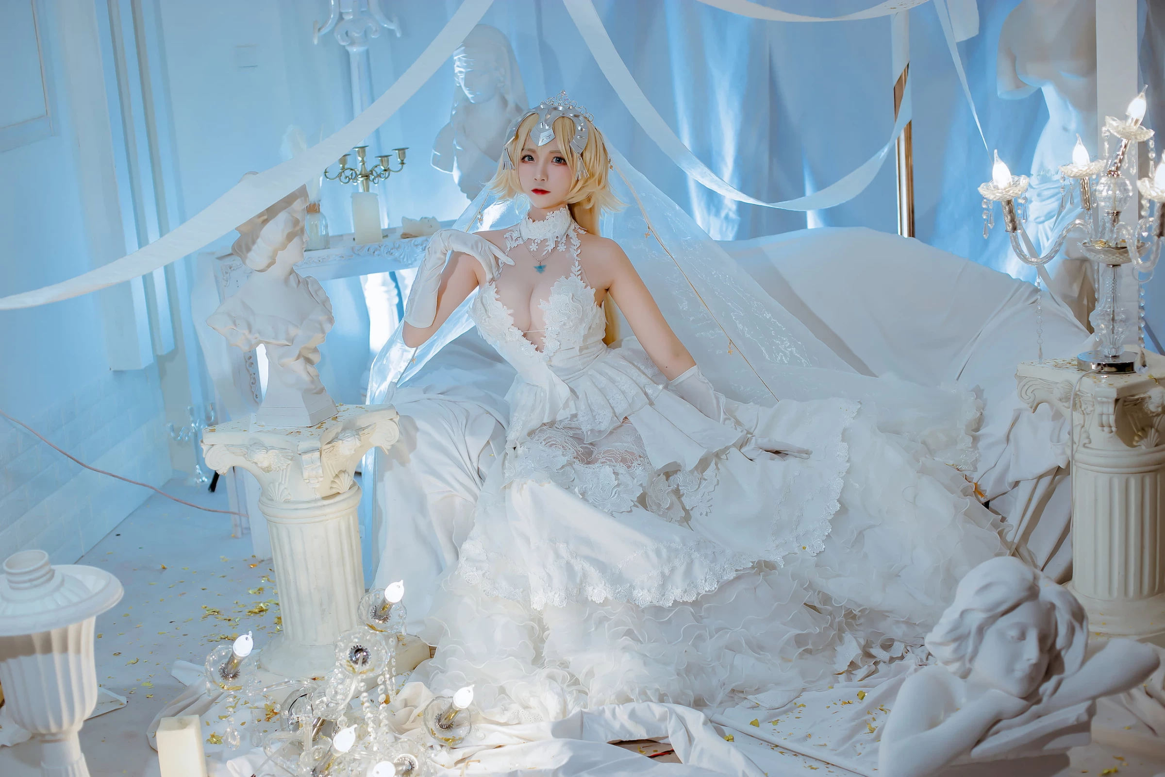 FGO 貞德 天使新娘 @二佐Nisa - Jeanne Darc Bride [12P]