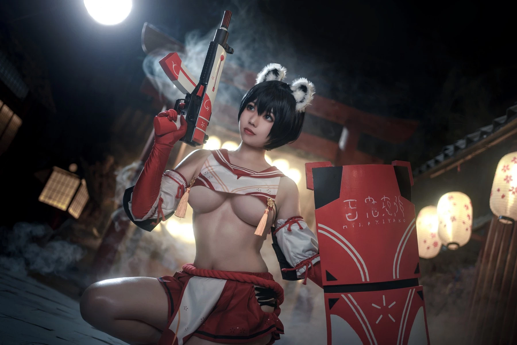 Ganlory 啊日日 Cosplay 春日ツバキ Kasuga Tsubaki