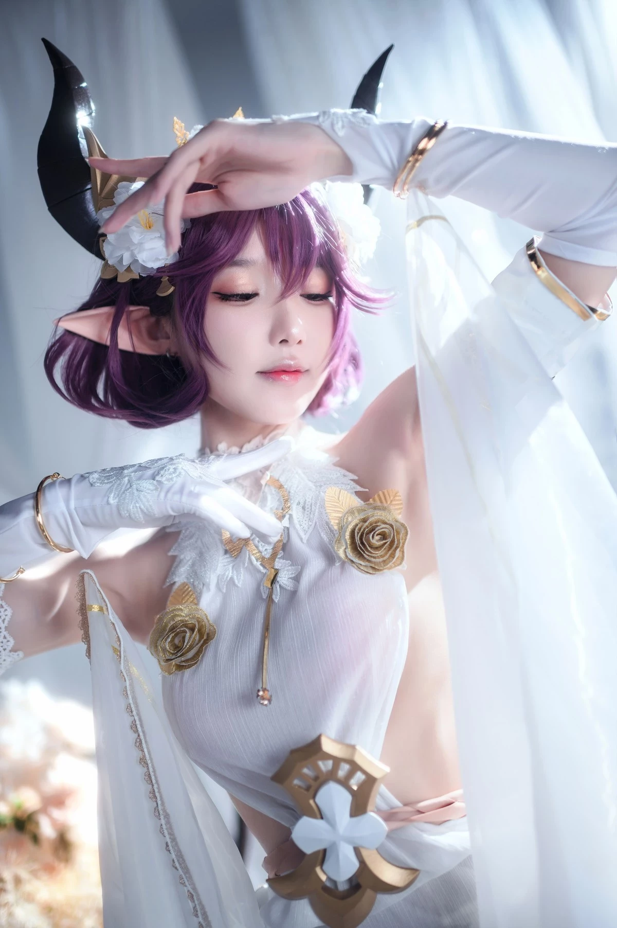 阿包也是兔娘 Cosplay 碧藍幻想古蕾婭 龍娘