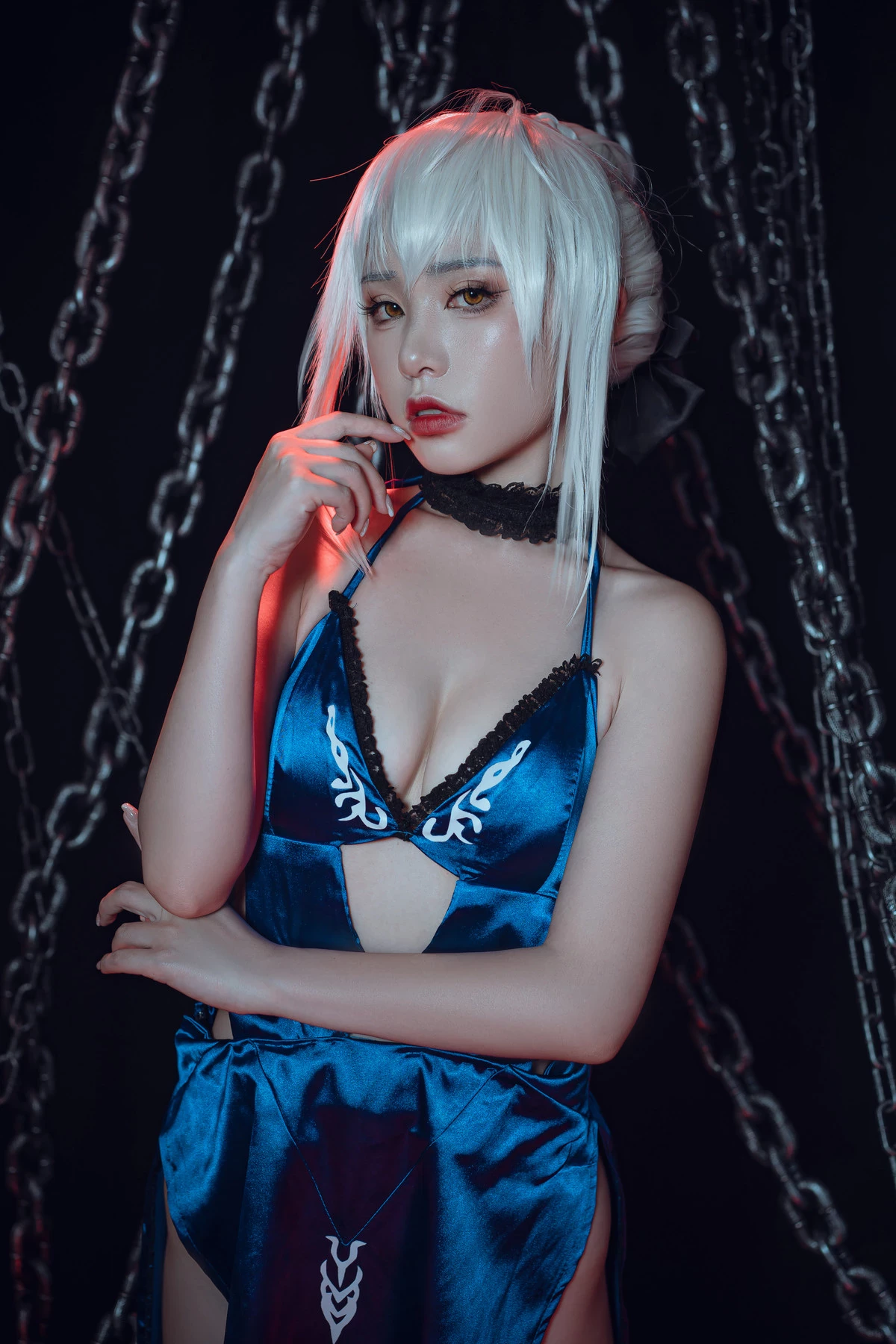 爆機少女喵小吉 Cosplay 黑呆 Saber Alter