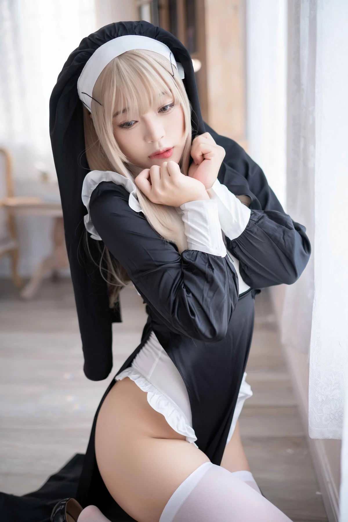 白燁 Cosplay 禁x欲修女