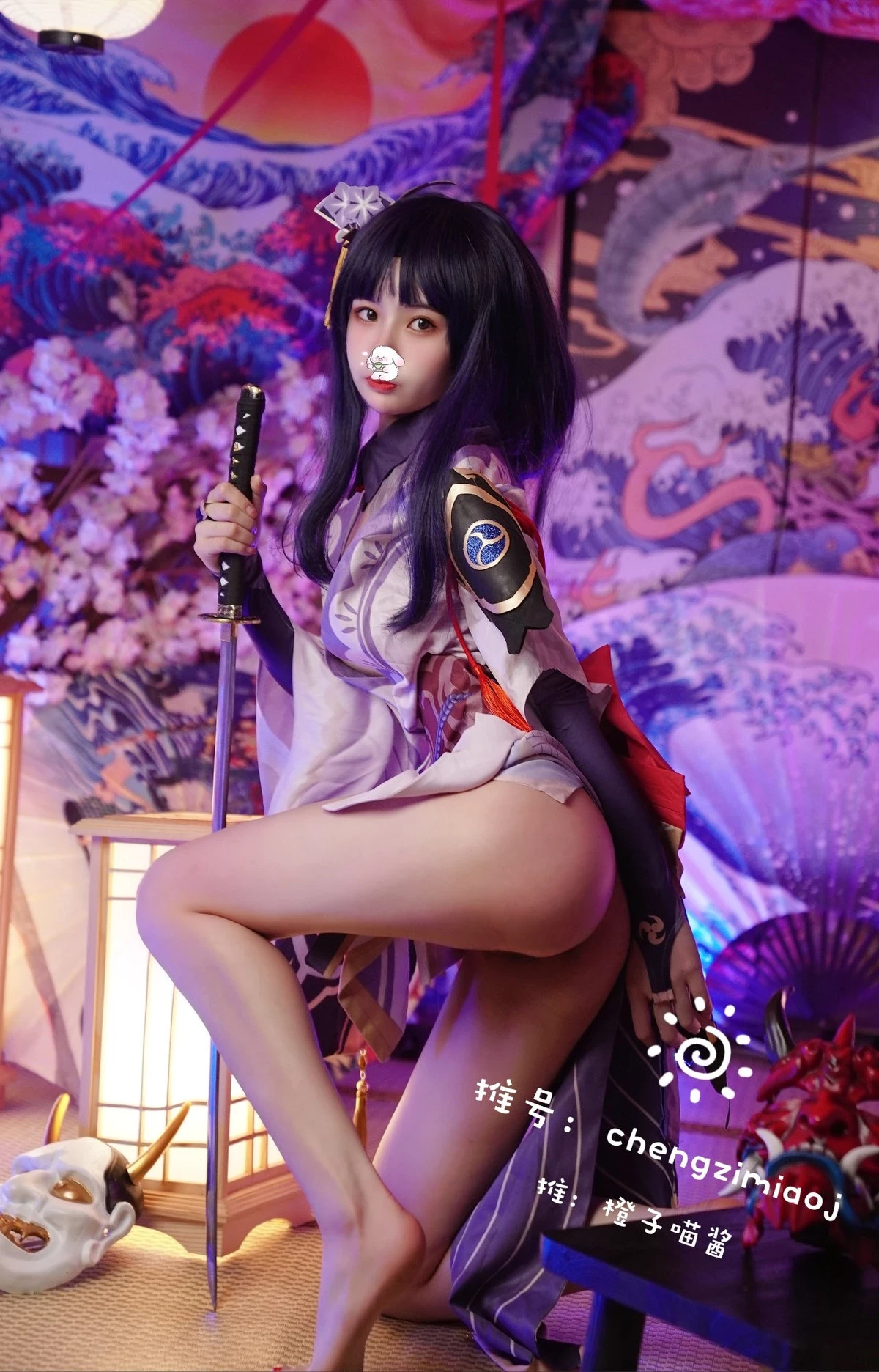 橙子喵醬 Cosplay 雷神