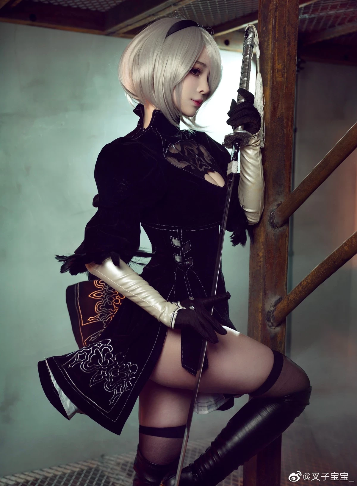 叉子寶寶 Cosplay 2B 尼爾機械紀元