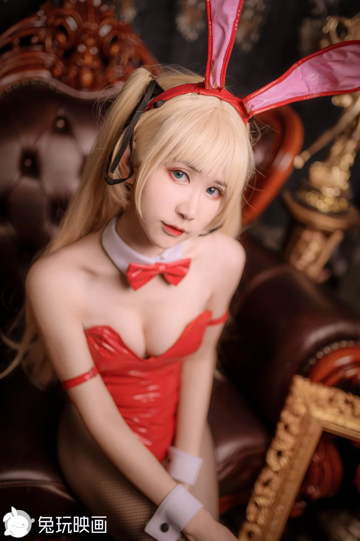 兔玩映畫 Cosplay 兔女郎 紅黑