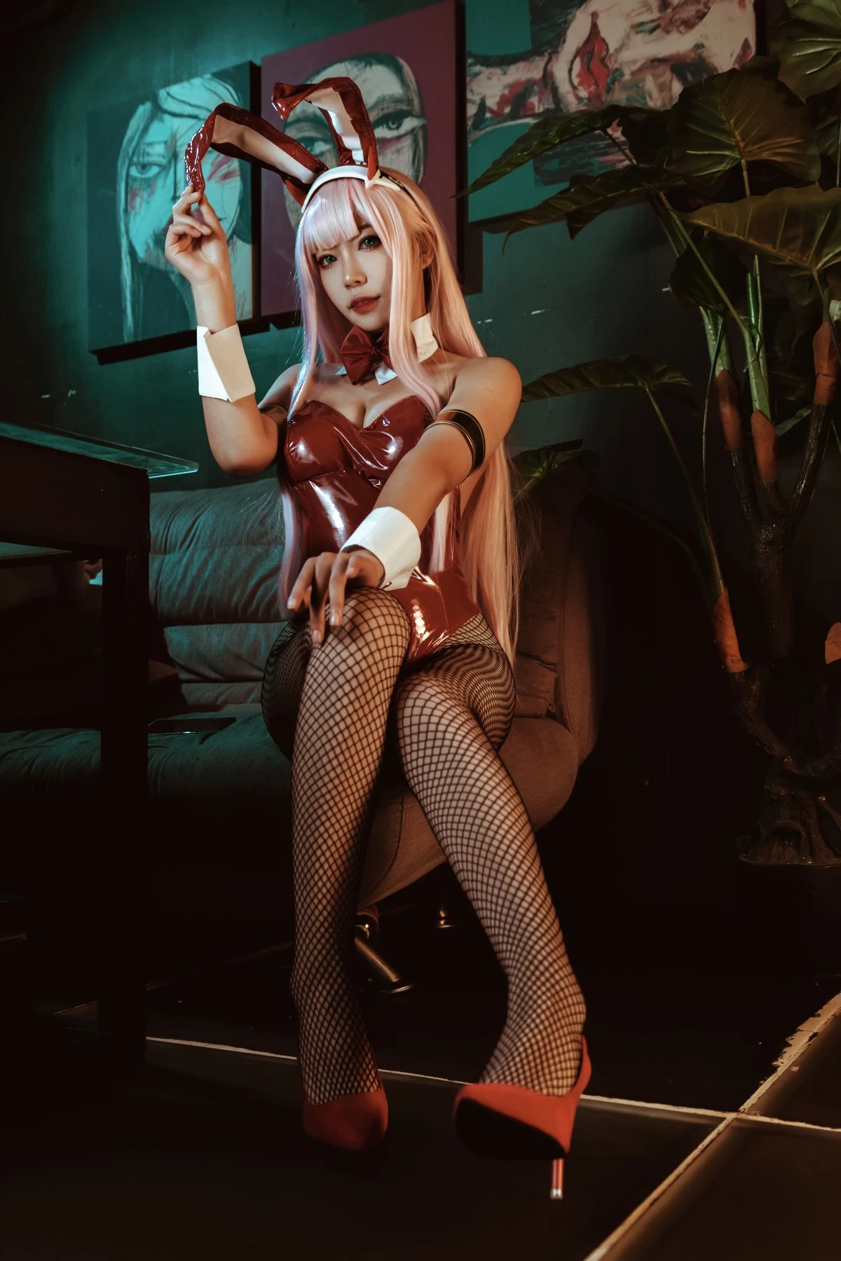 機智的嗶啵 Cosplay Zero Two Bunnygirl