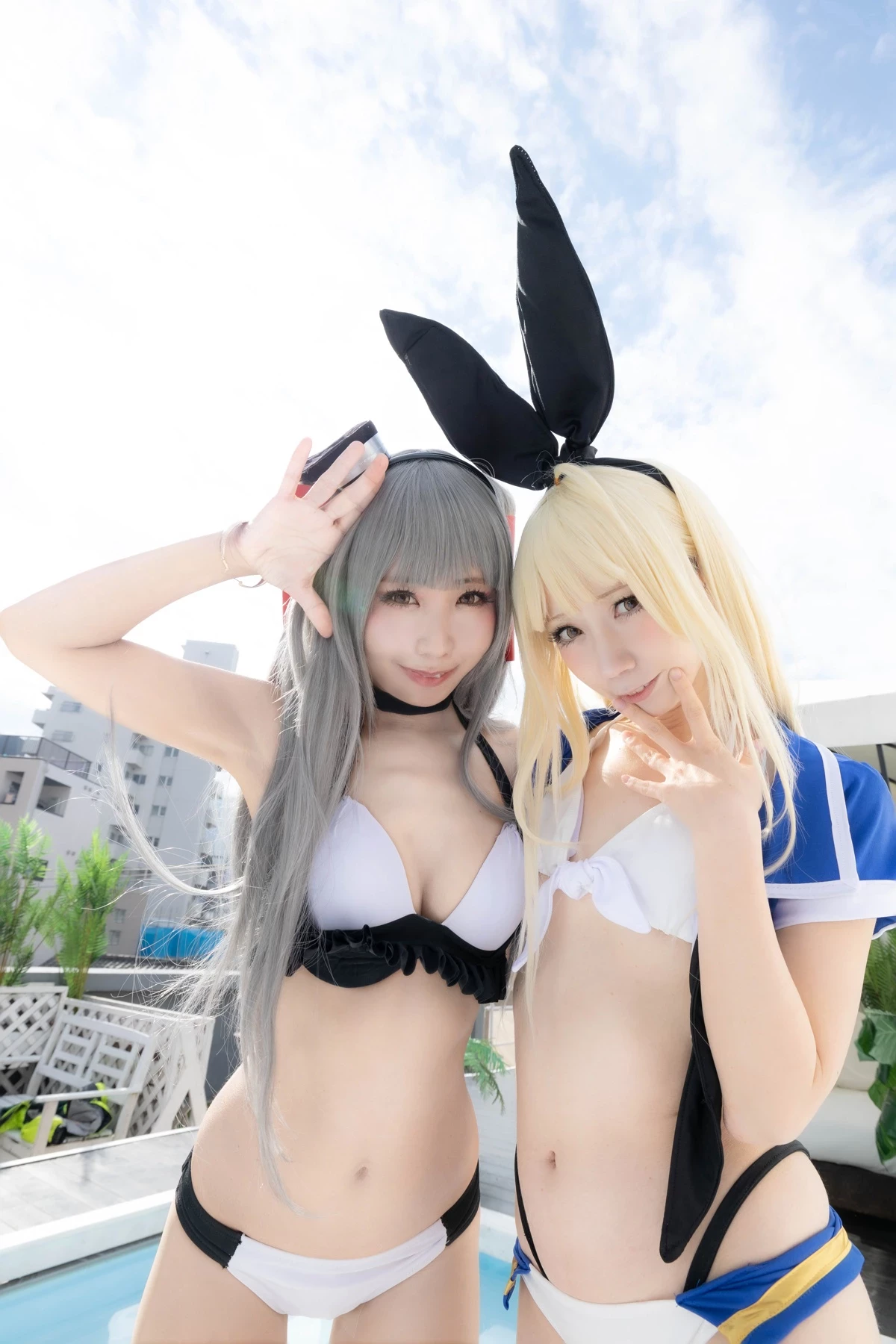 [Air Comiket 2] Shimakaze & Amatsukaze Swimsuit - Zekazeka 2