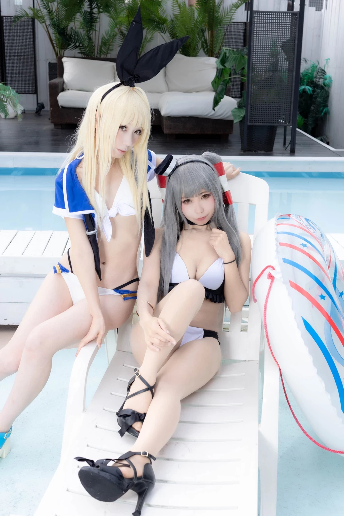 [Air Comiket 2] Shimakaze & Amatsukaze Swimsuit - Zekazeka 2