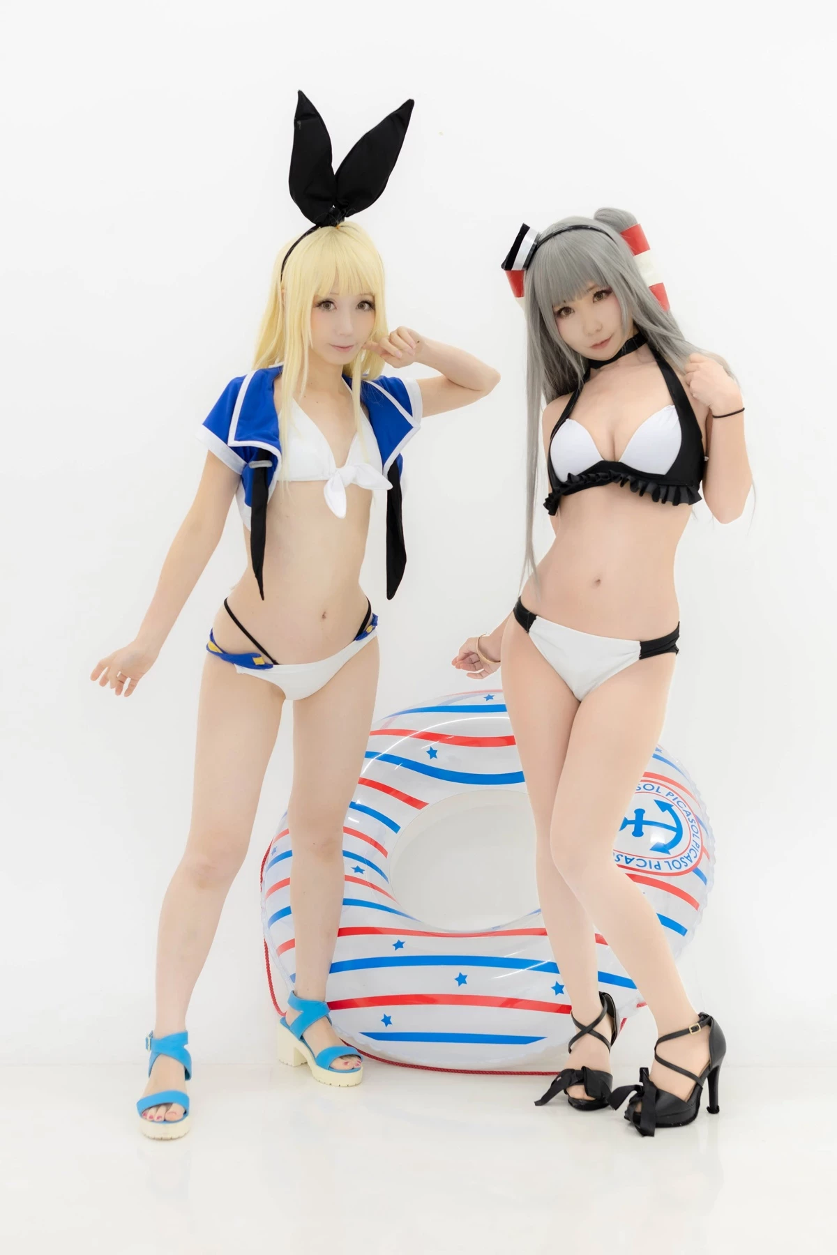 [Air Comiket 2] Shimakaze & Amatsukaze Swimsuit - Zekazeka 2