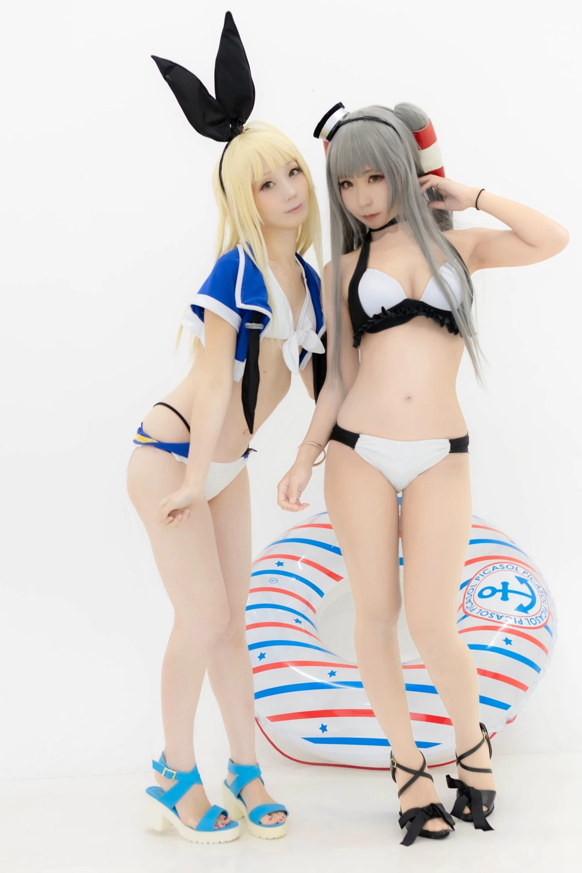 [Air Comiket 2] Shimakaze & Amatsukaze Swimsuit - Zekazeka 2