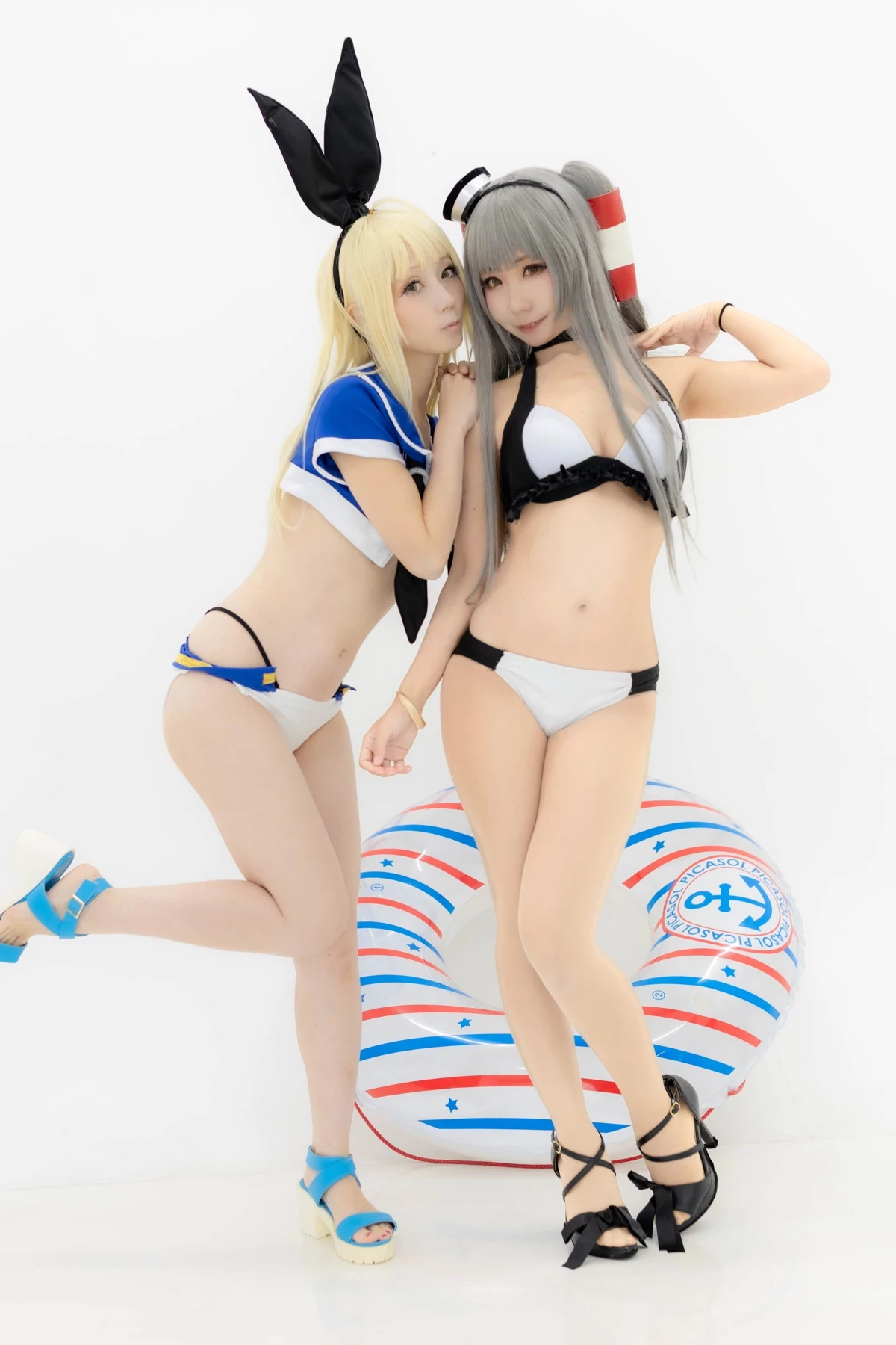 [Air Comiket 2] Shimakaze & Amatsukaze Swimsuit - Zekazeka 2