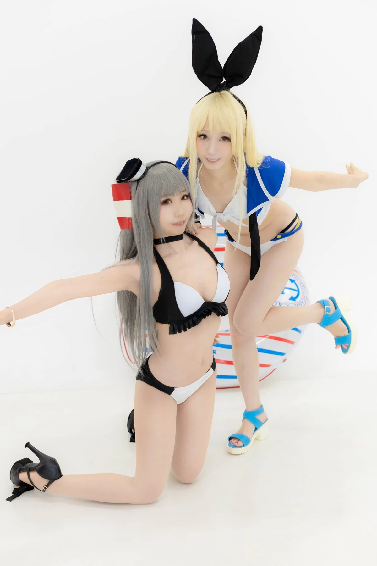 [Air Comiket 2] Shimakaze & Amatsukaze Swimsuit - Zekazeka 2