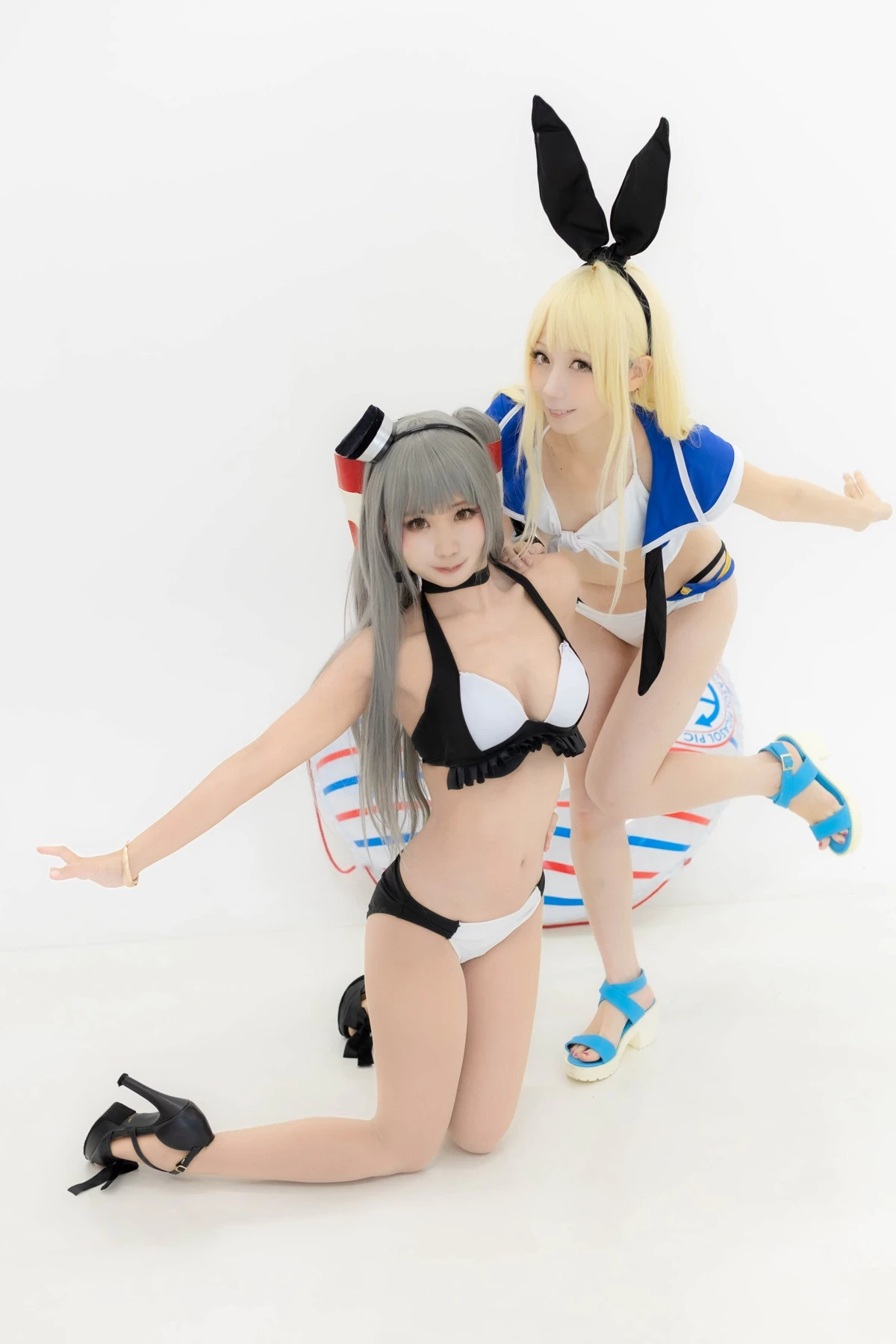 [Air Comiket 2] Shimakaze & Amatsukaze Swimsuit - Zekazeka 2