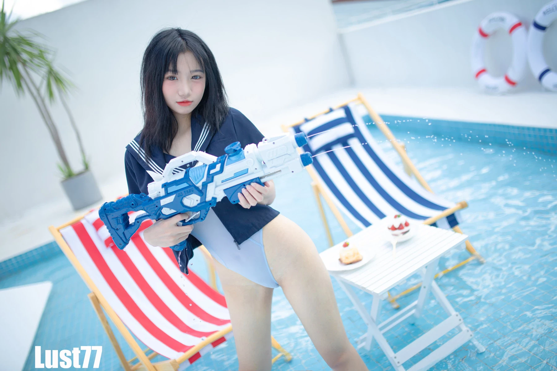 Cosplay 柒柒要乖哦 清涼夏日