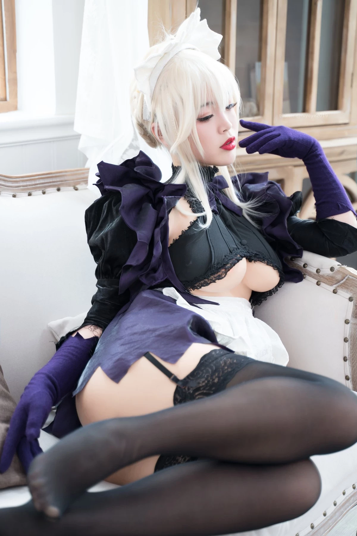 Cosplay 白燁 黑槍呆女僕