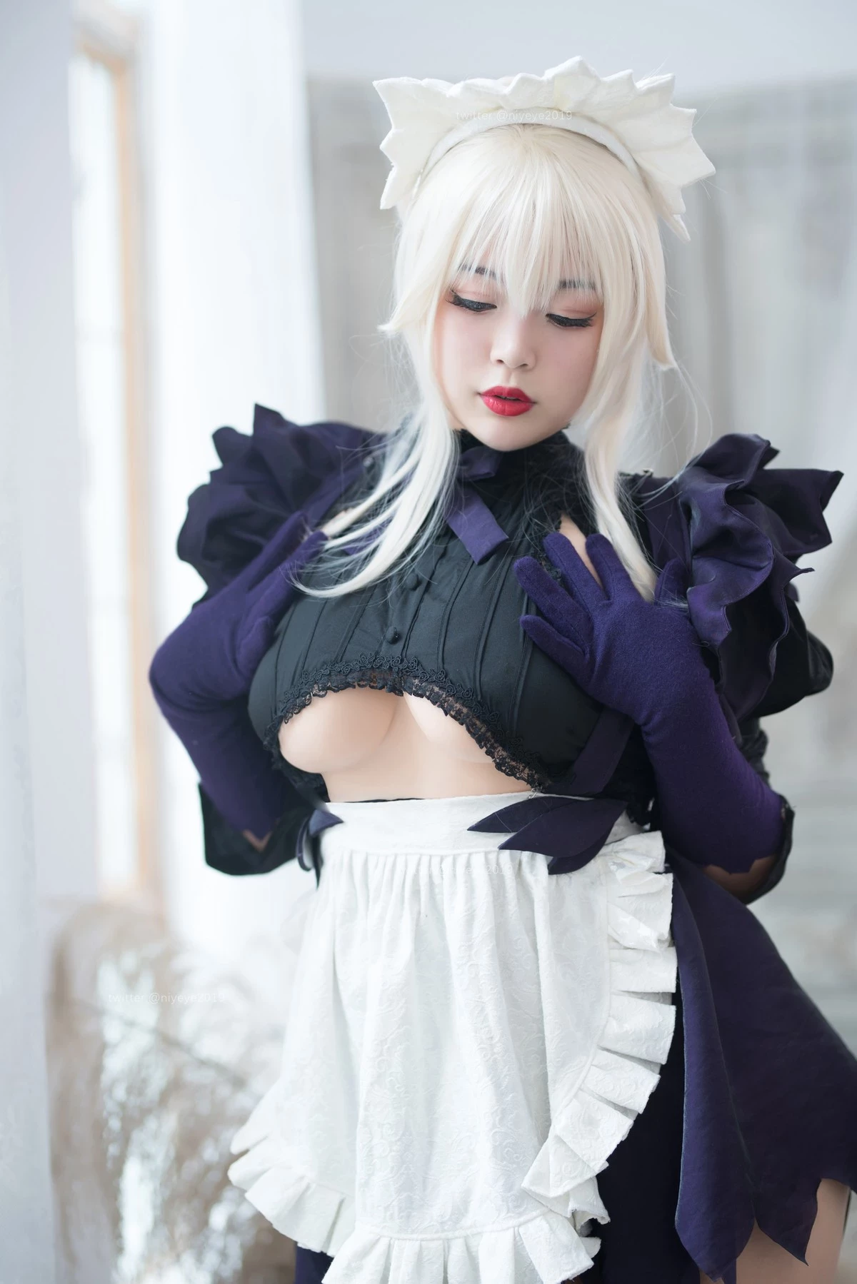 Cosplay 白燁 黑槍呆女僕