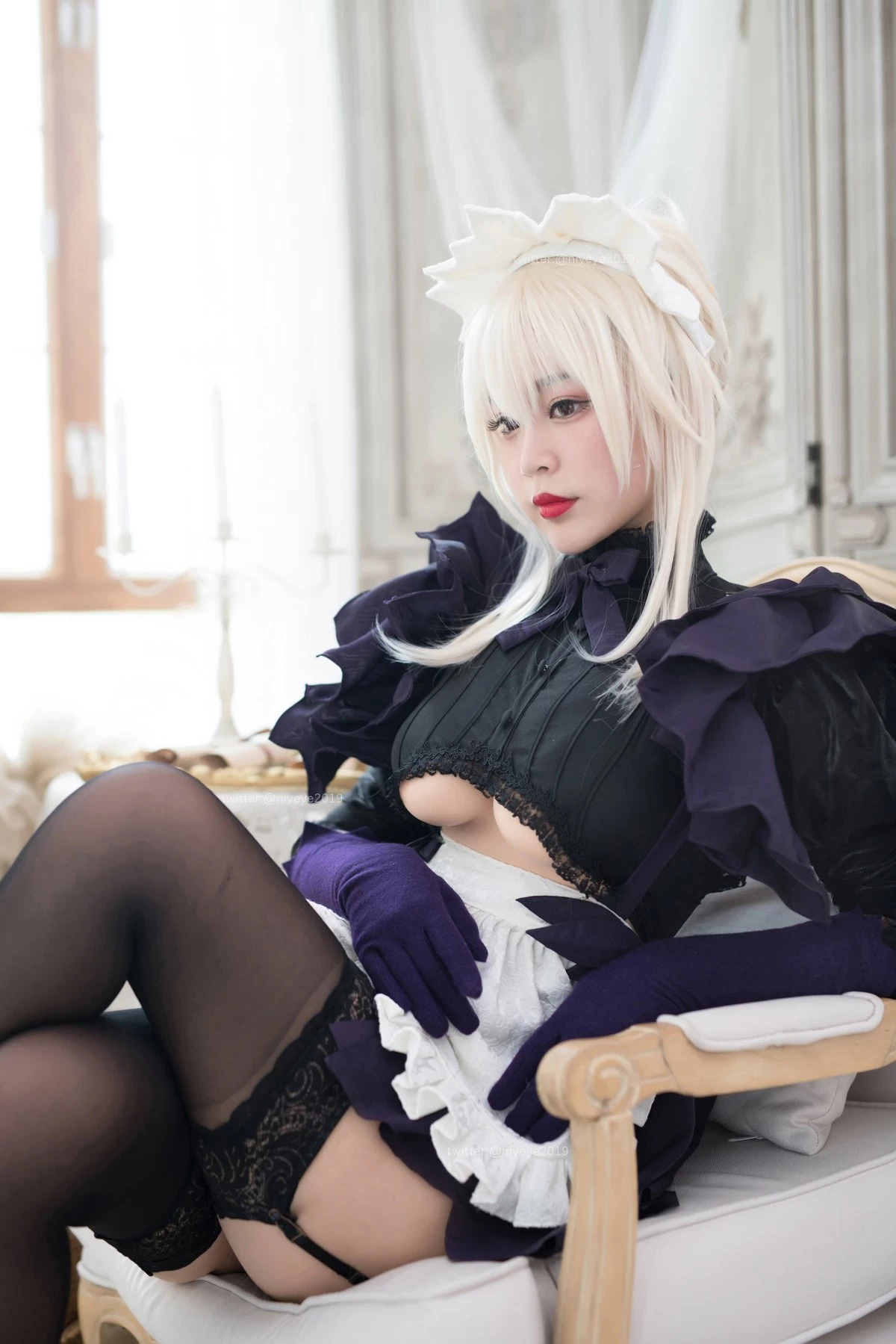 Cosplay 白燁 黑槍呆女僕