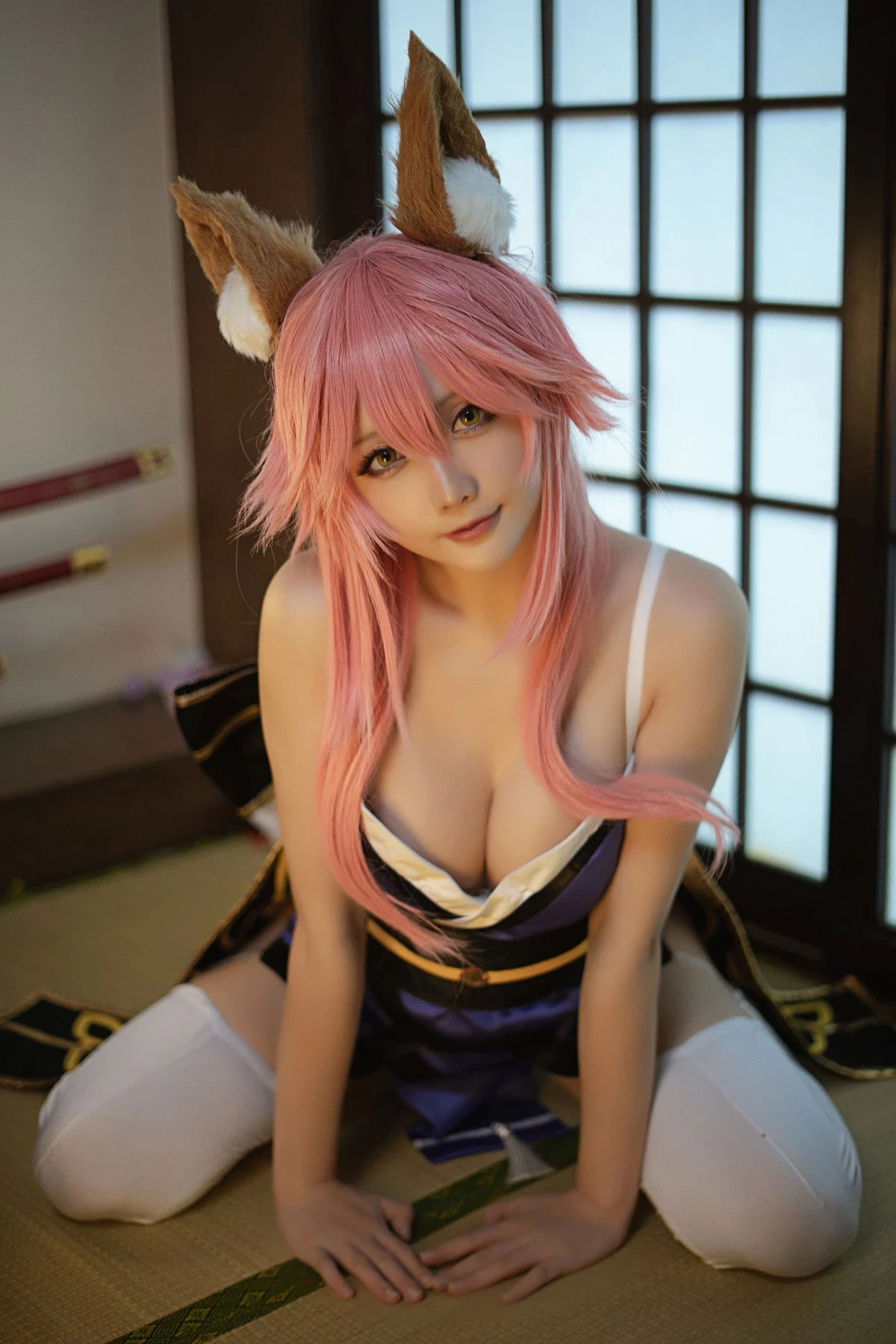 Cosplay 星之遲遲Hoshilily 玉藻前忠犬蓄勢待發