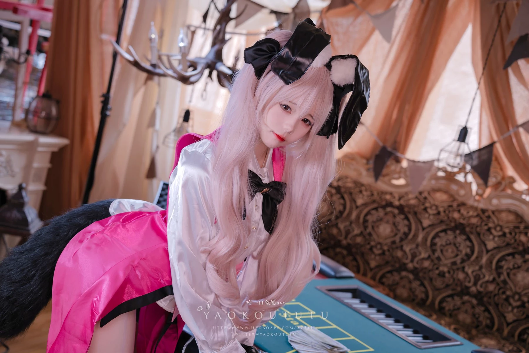 Cosplay 黏黏糰子兔 六月訂閱『高揚斯卡婭兔女郎』小劇場