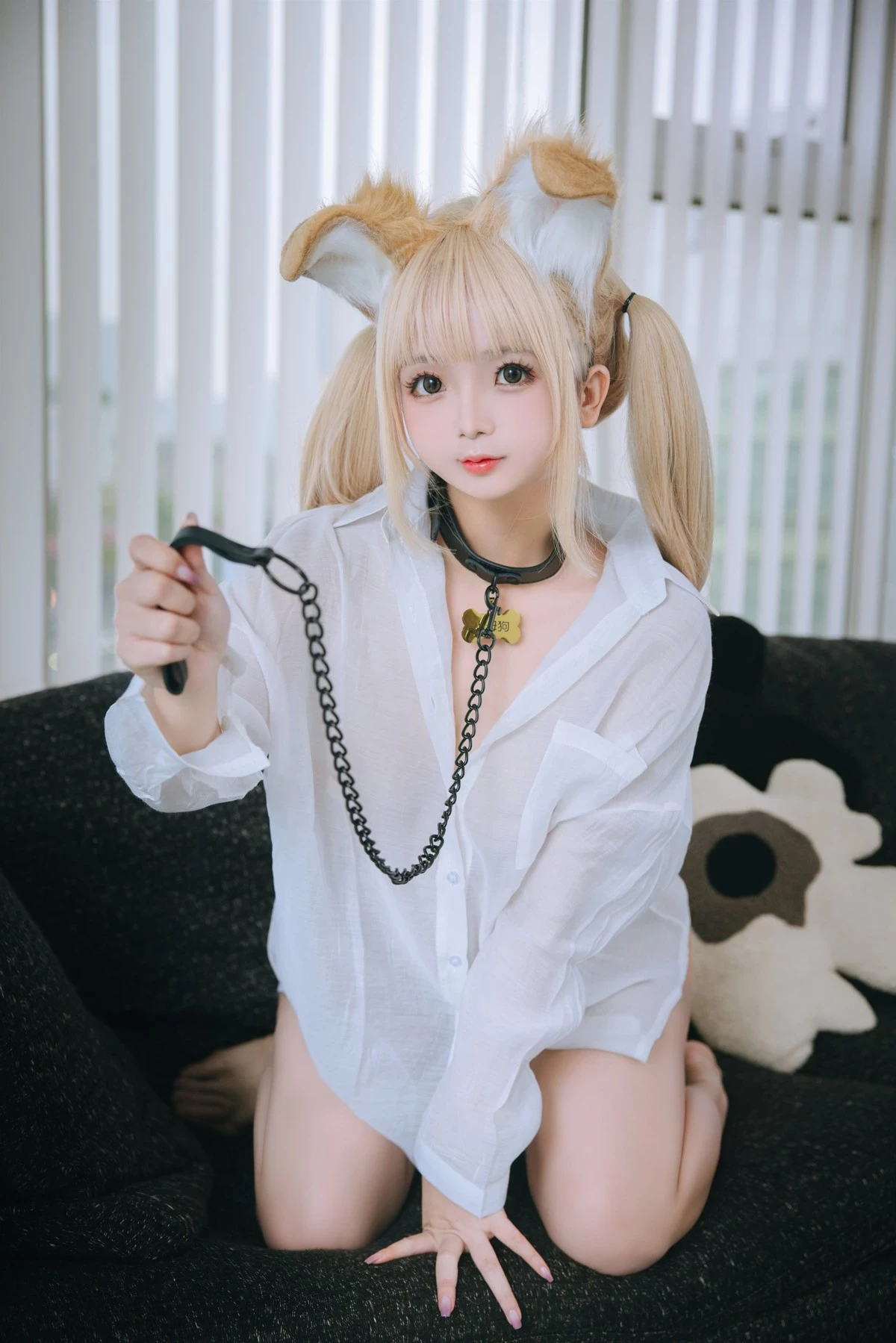 Cosplay 日奈嬌 襯衫小狗 Set.02