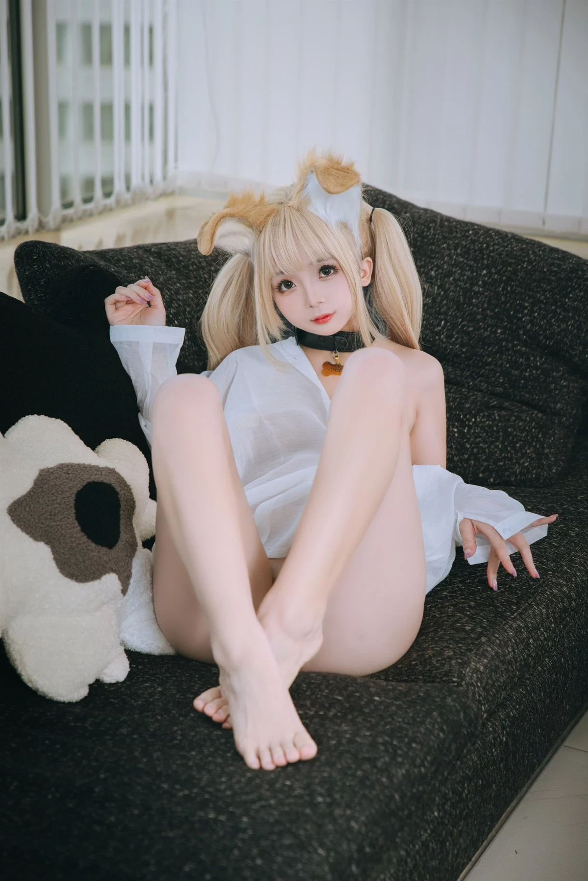 Cosplay 日奈嬌 襯衫小狗 Set.02