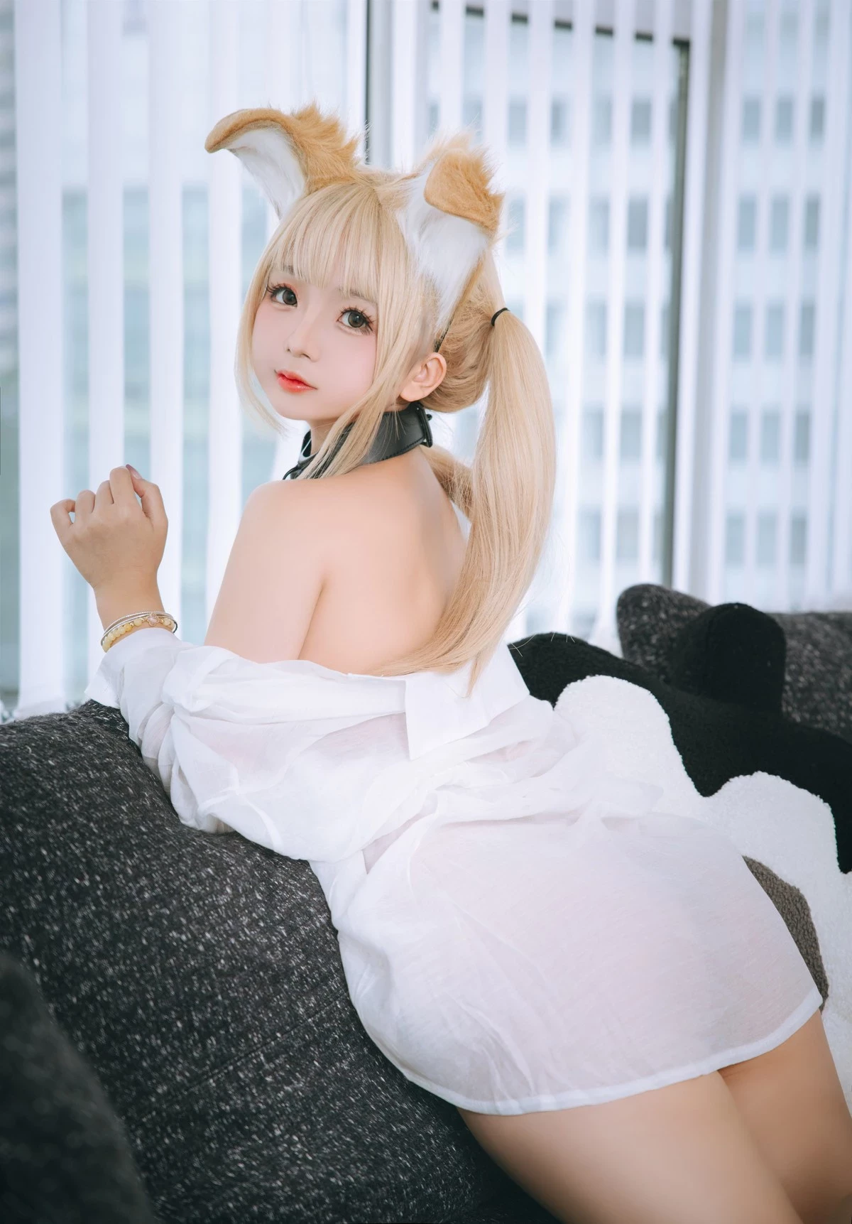 Cosplay 日奈嬌 襯衫小狗 Set.02