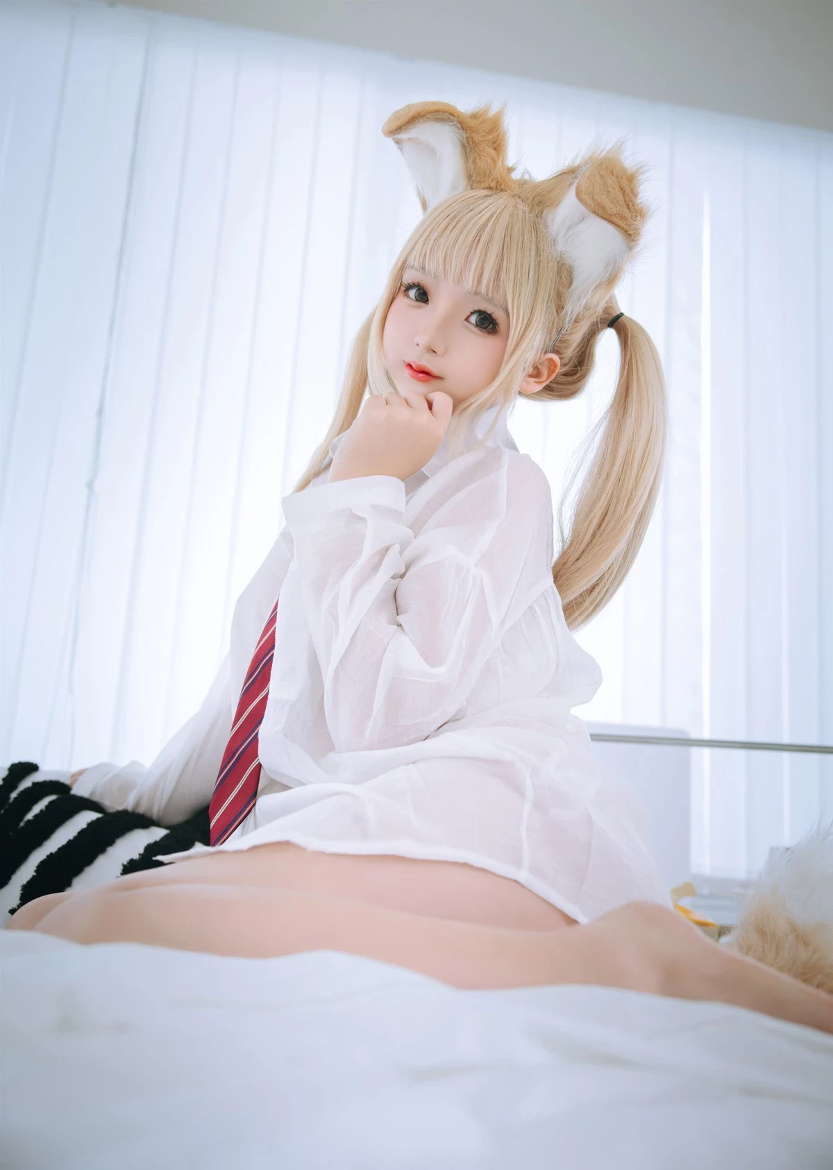 Cosplay 日奈嬌 襯衫小狗 Set.01