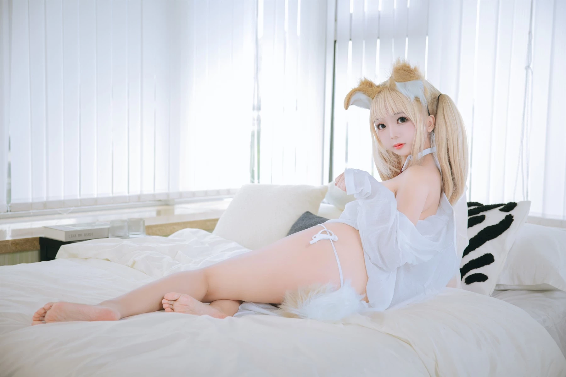 Cosplay 日奈嬌 襯衫小狗 Set.01