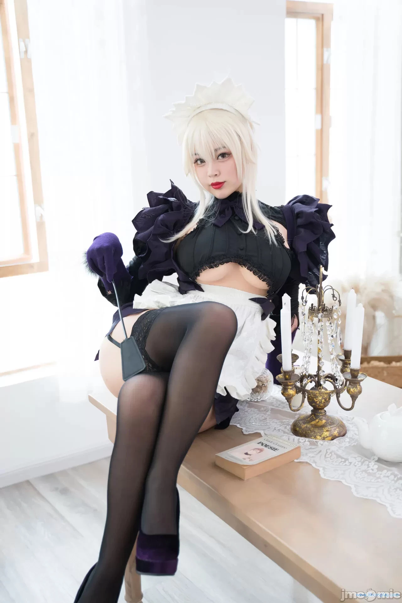 [白燁] 黑槍呆女僕 FGO Alter Saber Maid [50P]