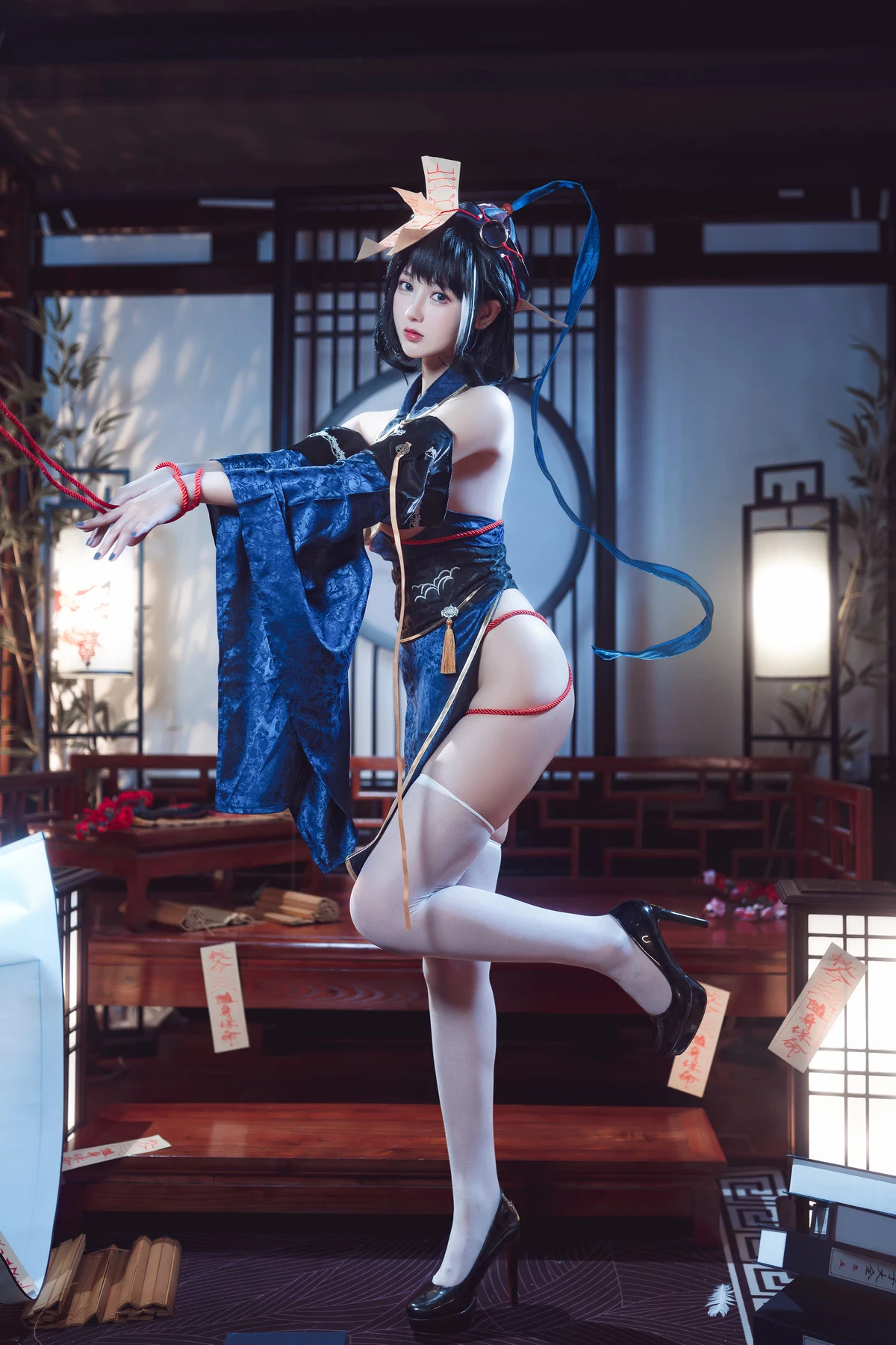 Cosplay 羽生三未 華甲歡慶殭屍三未全