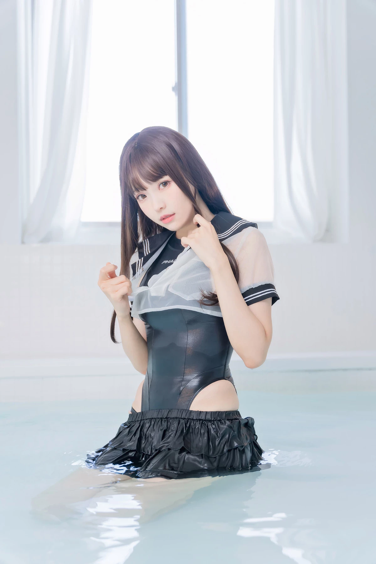 Cosplay ElyEE子 Racing Swimsuit 競泳水手服 Set.01