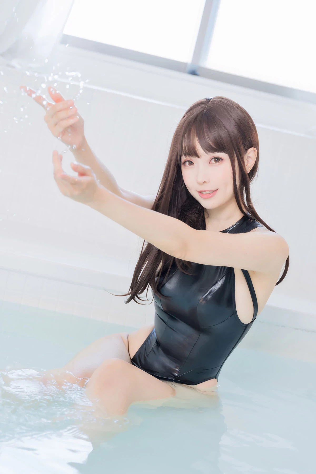 Cosplay ElyEE子 Racing Swimsuit 競泳水手服 Set.01