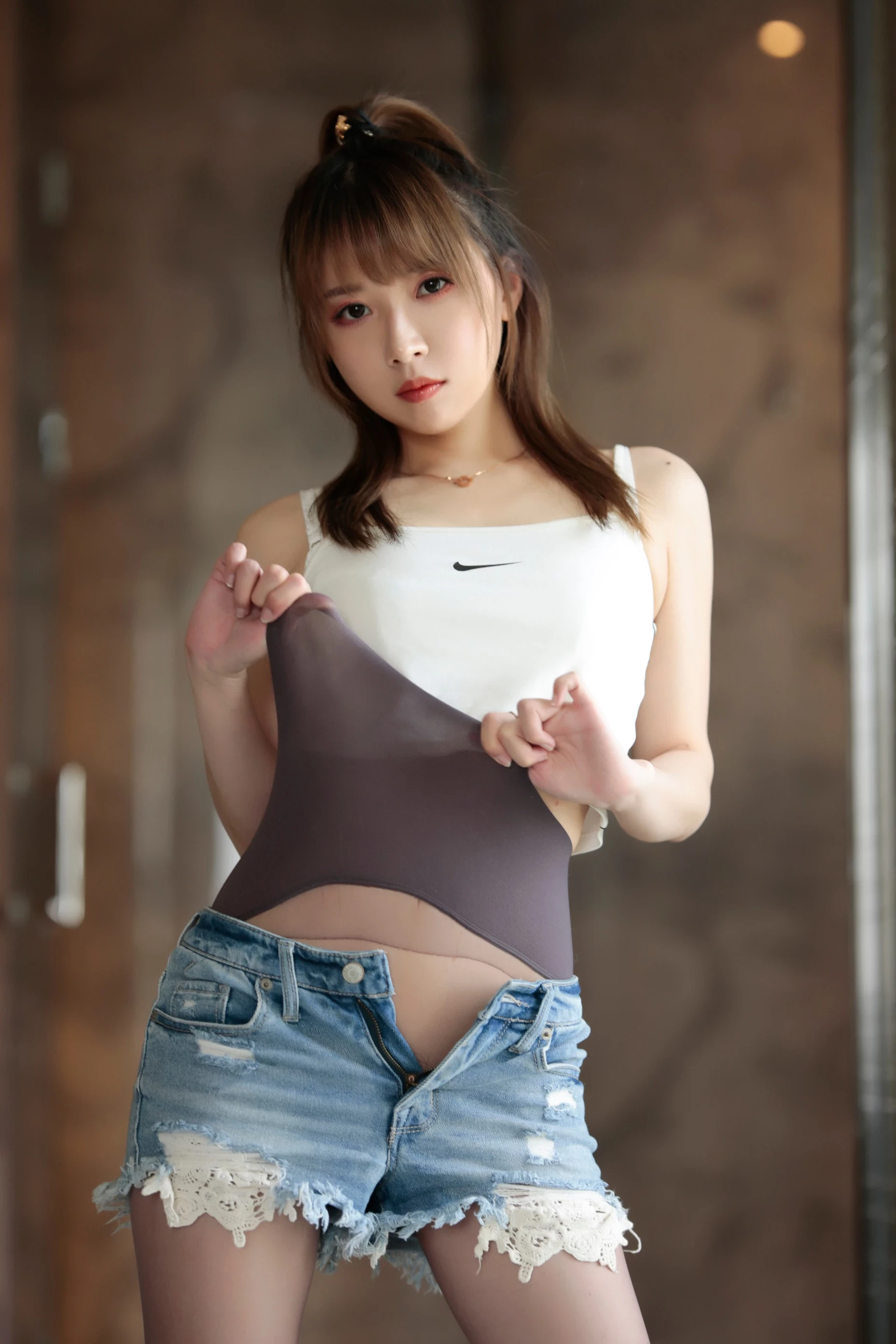 小女巫露娜 - Denim shorts 牛仔小裤裤 [84P]