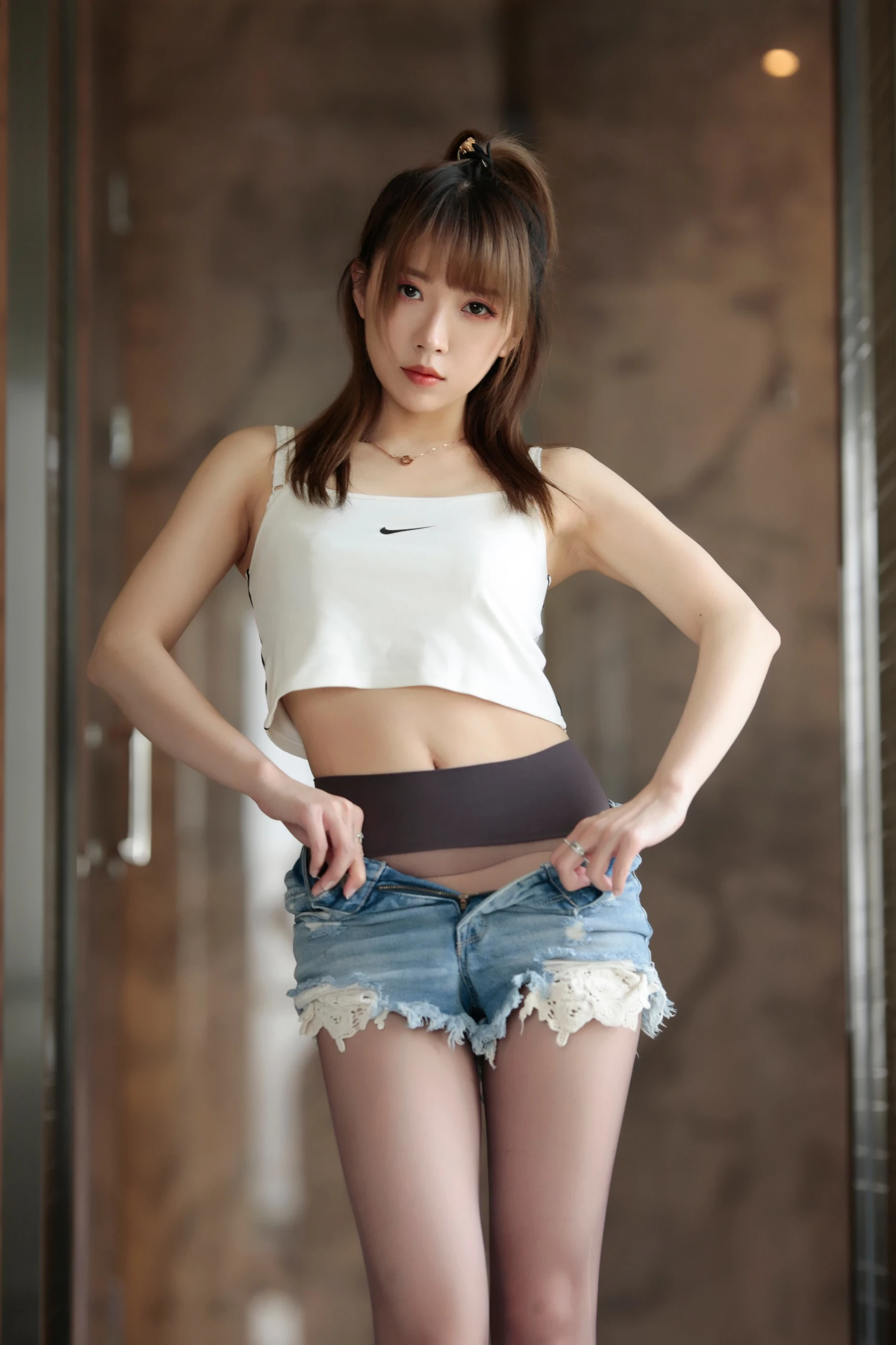 小女巫露娜 - Denim shorts 牛仔小裤裤 [84P]