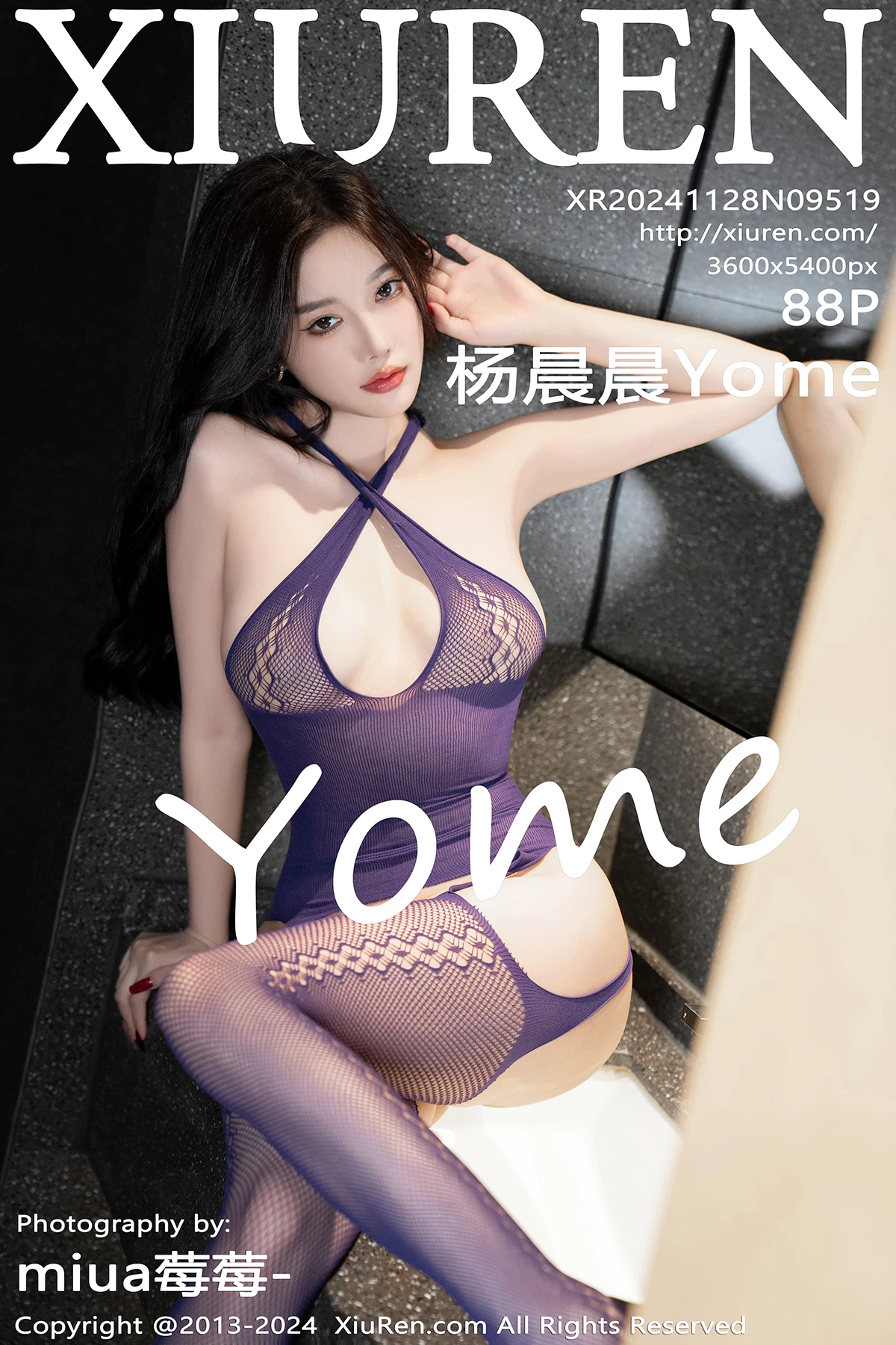 [XiuRen秀人网]2024.11.28 Vol.9519 杨晨晨Yome 黑丝美腿 完整版无水印写真[88P]